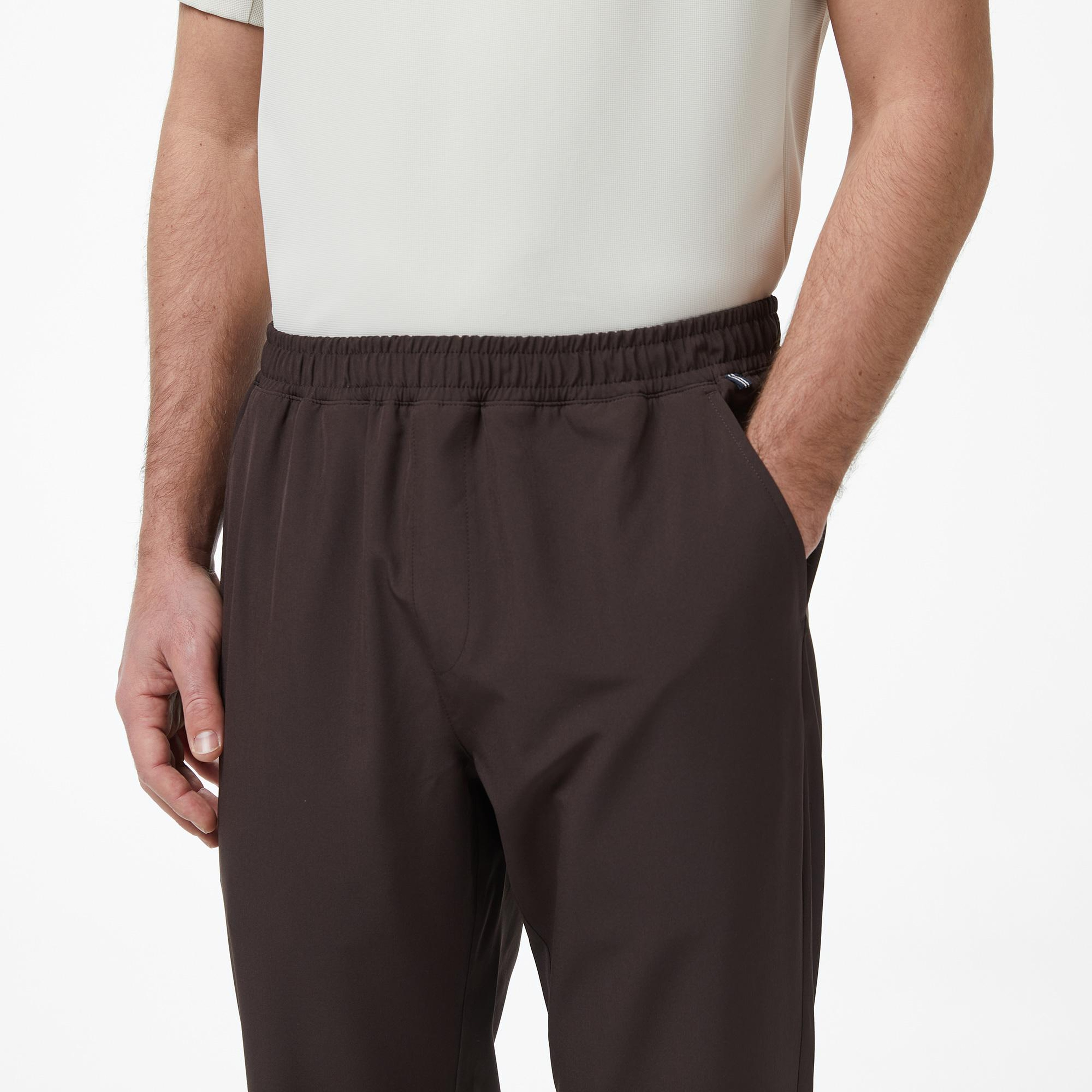 Nautica Erkek Kahverengi Slim Fit Teknik Pantolon