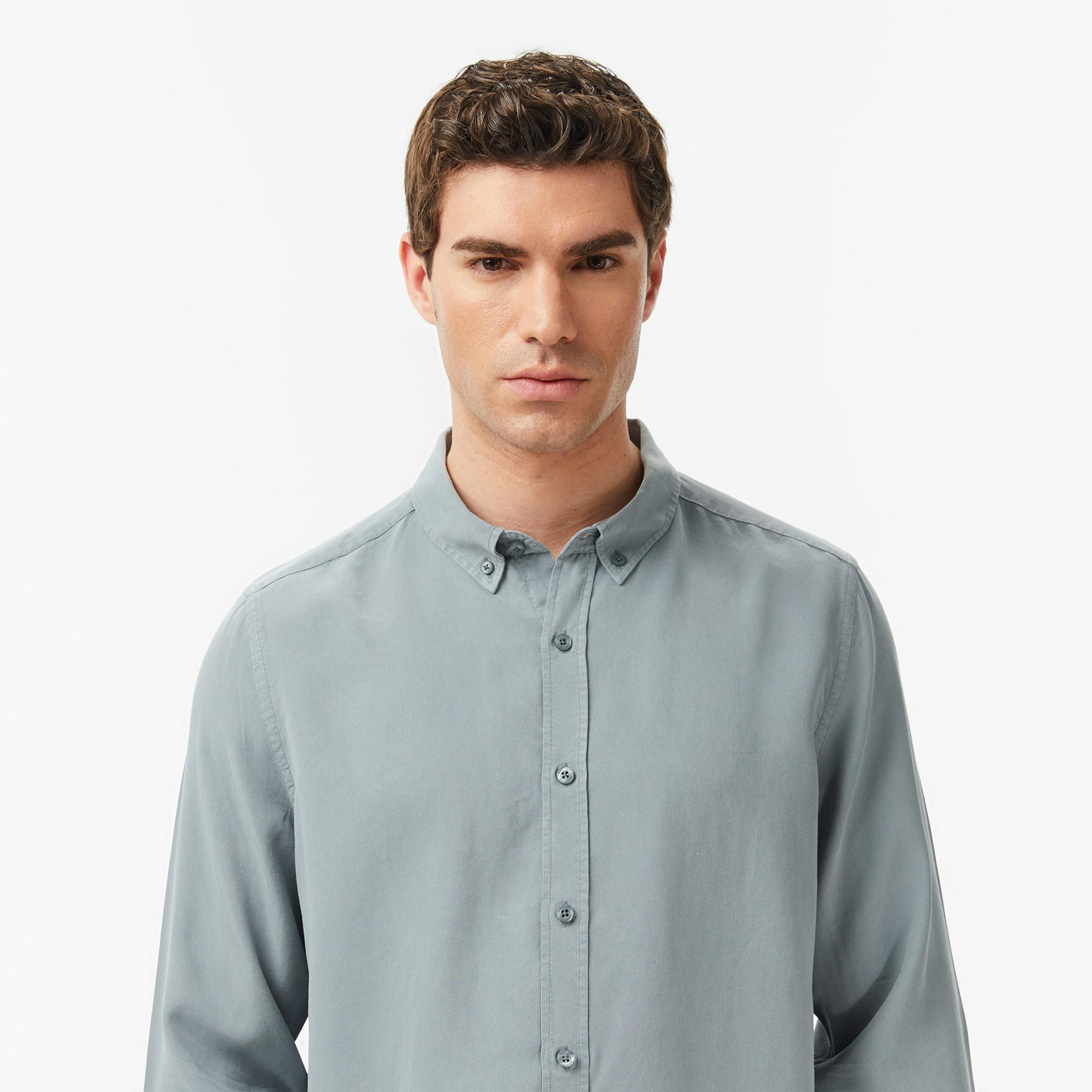 Nautica Erkek Yeşil Regular Fit Gömlek