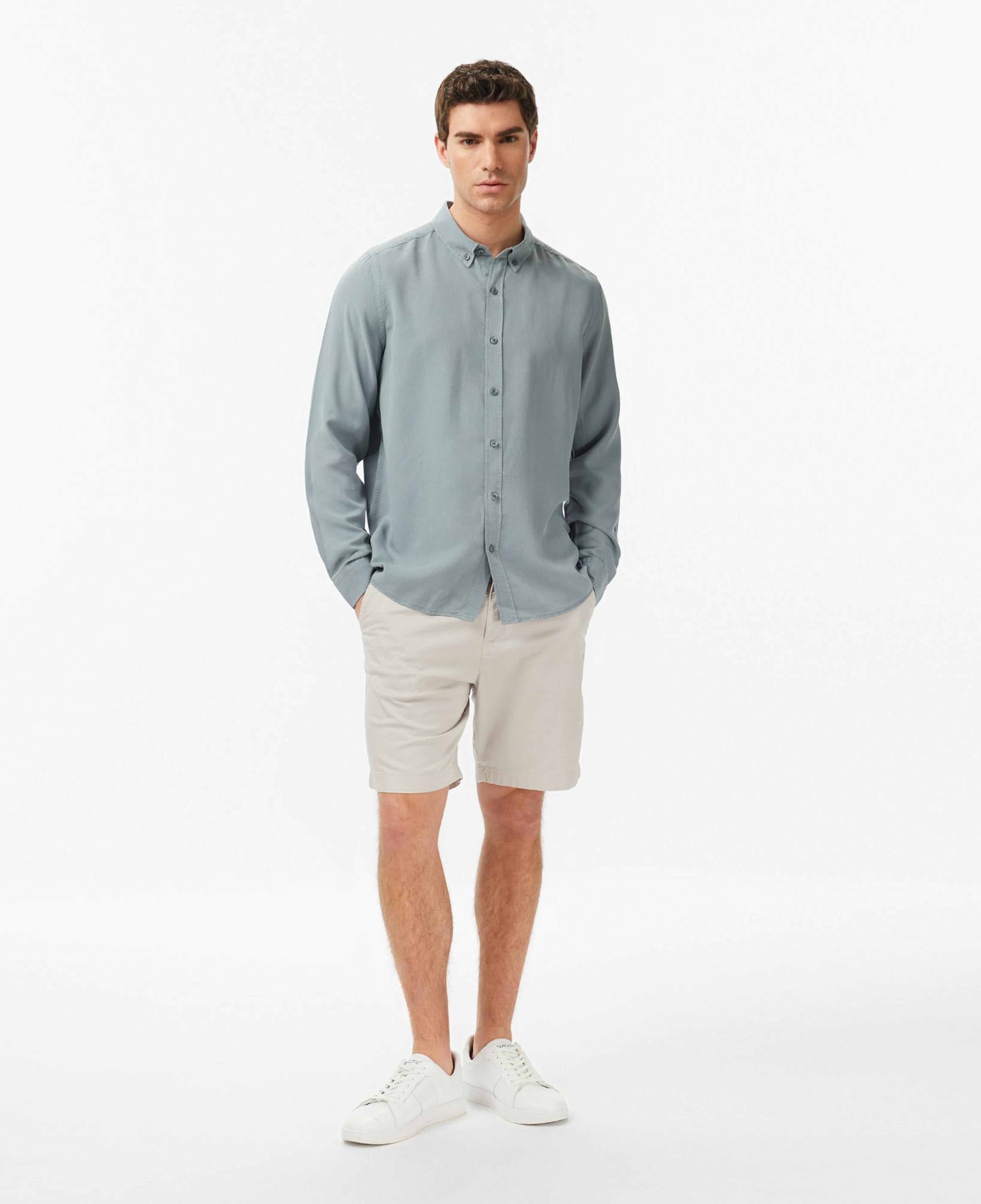 Nautica Erkek Yeşil Regular Fit Gömlek