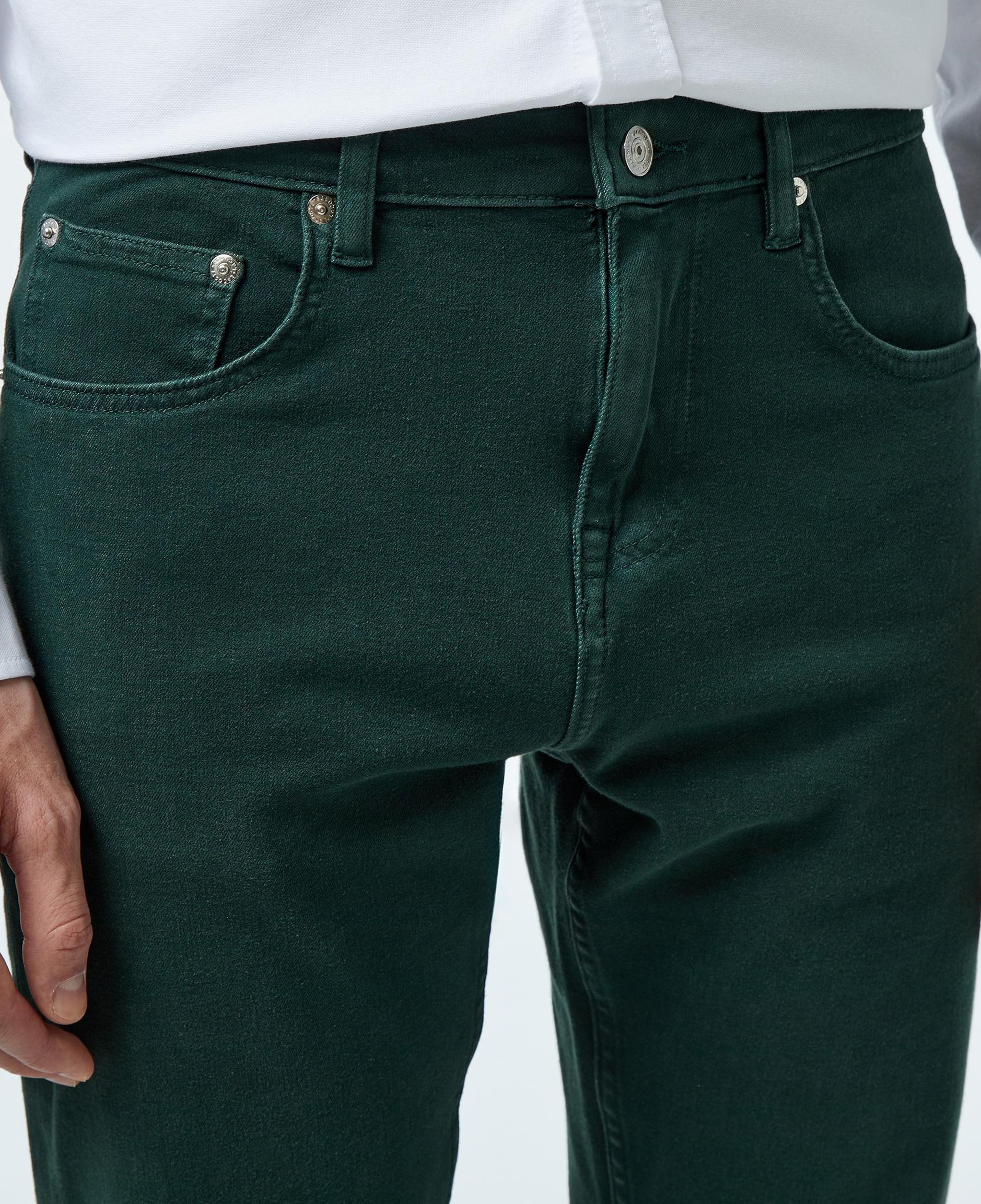 Lacoste Erkek Slim Fit Koyu Yeşil Jean Pantolon