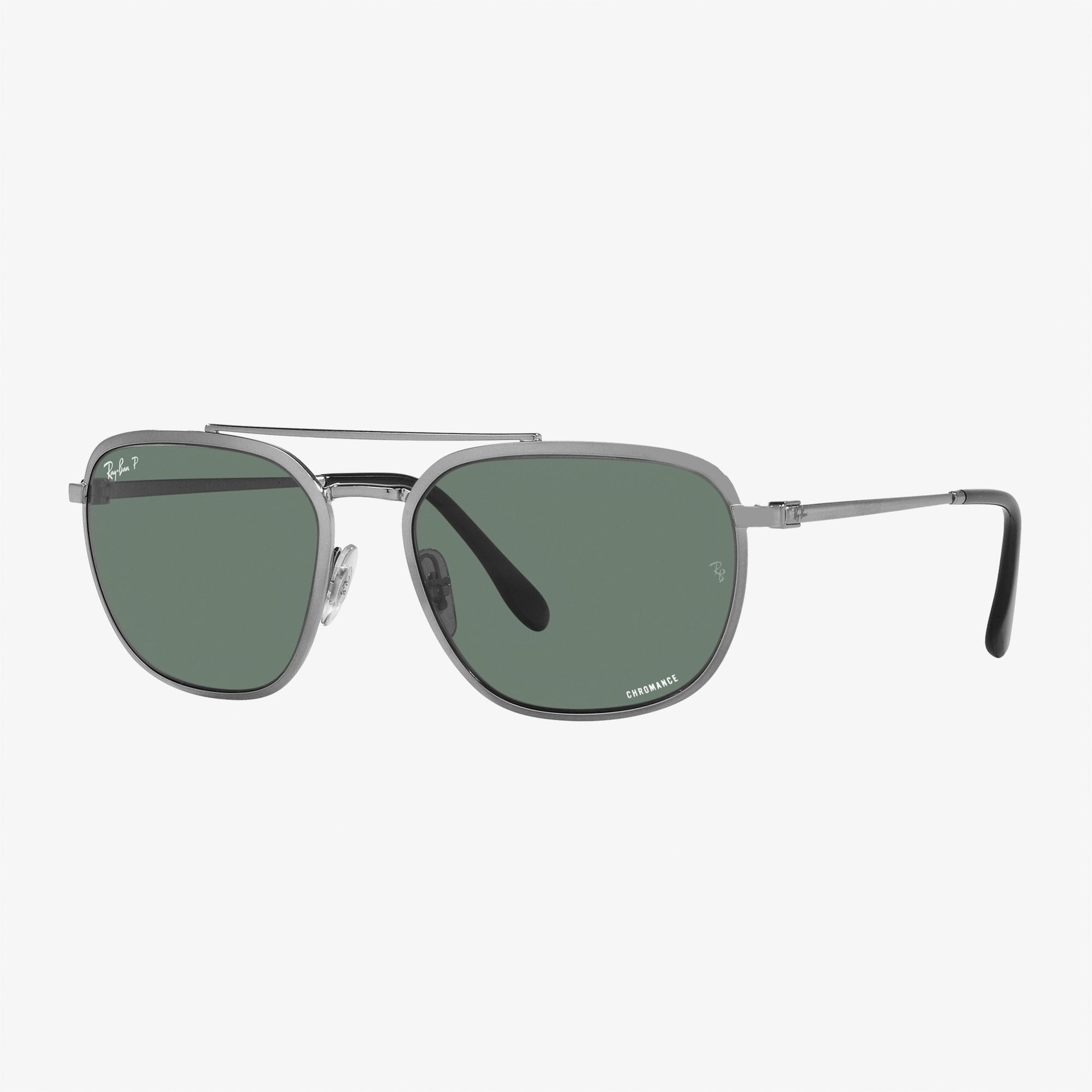 RAY-BAN 0RB3708 Metal Unisex Gri Güneş Gözlüğü