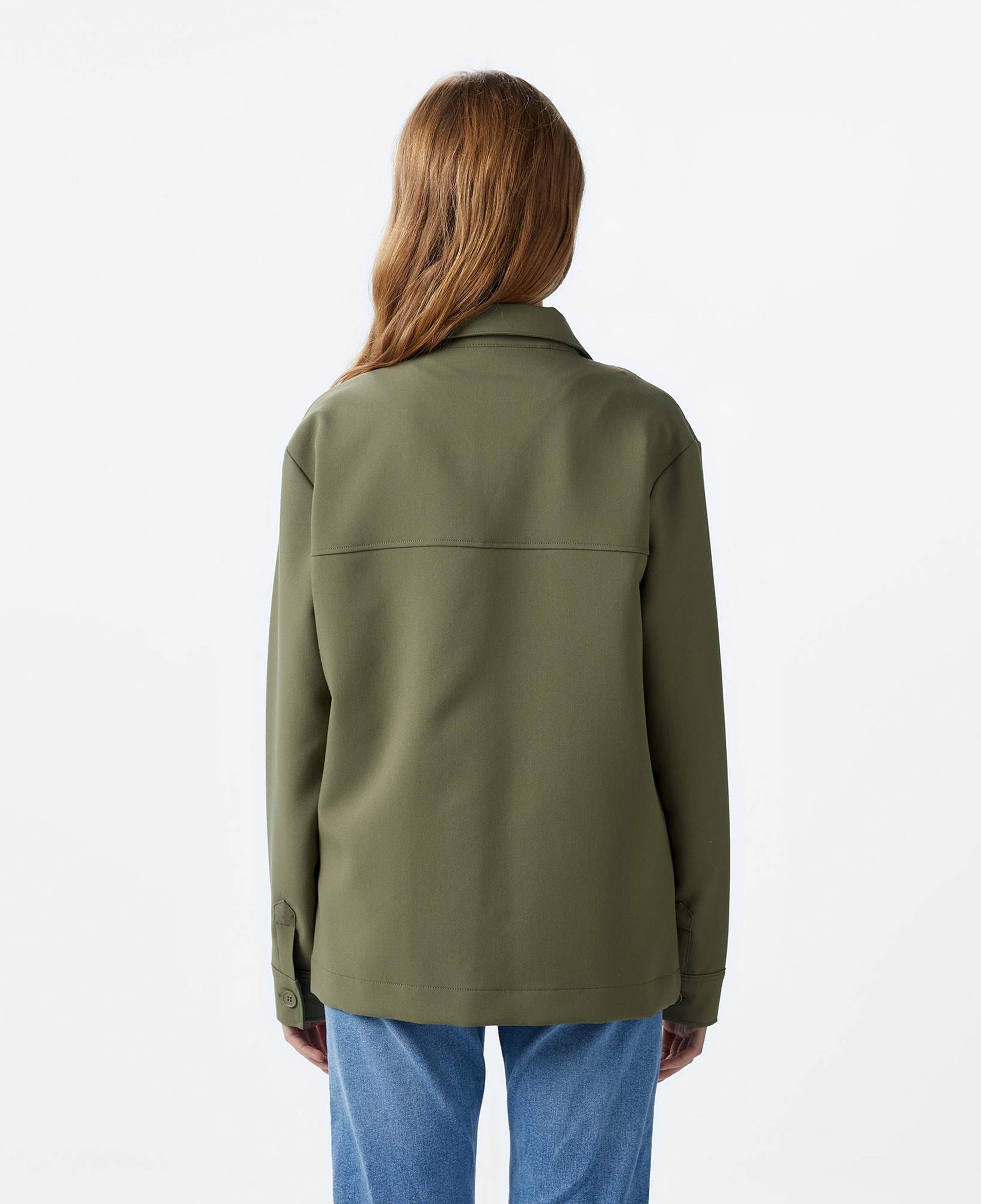 Lacoste Kadın Regular Fit Haki Gömlek