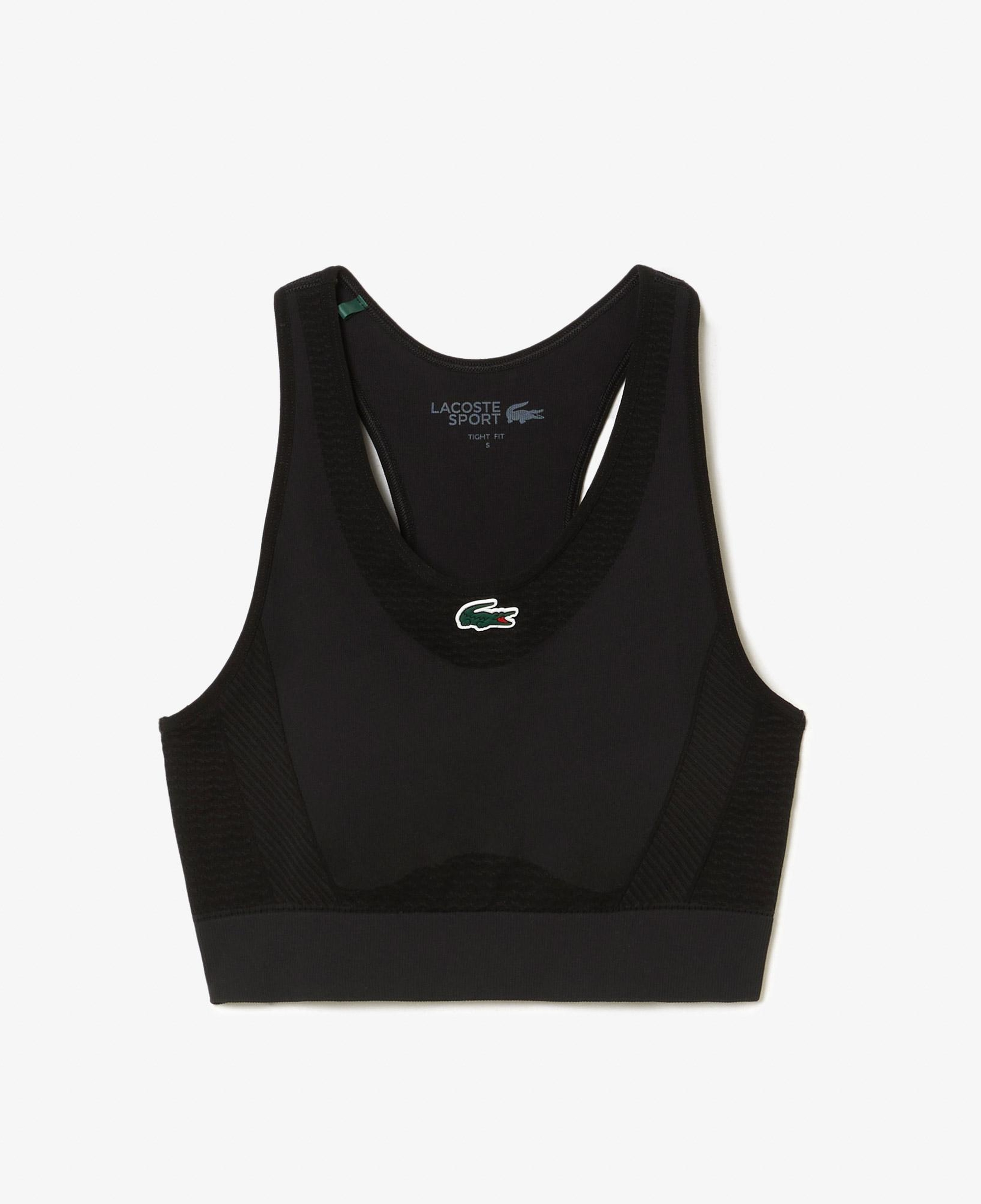 Lacoste Active Kadın Slim Fit Kolsuz Siyah Bra