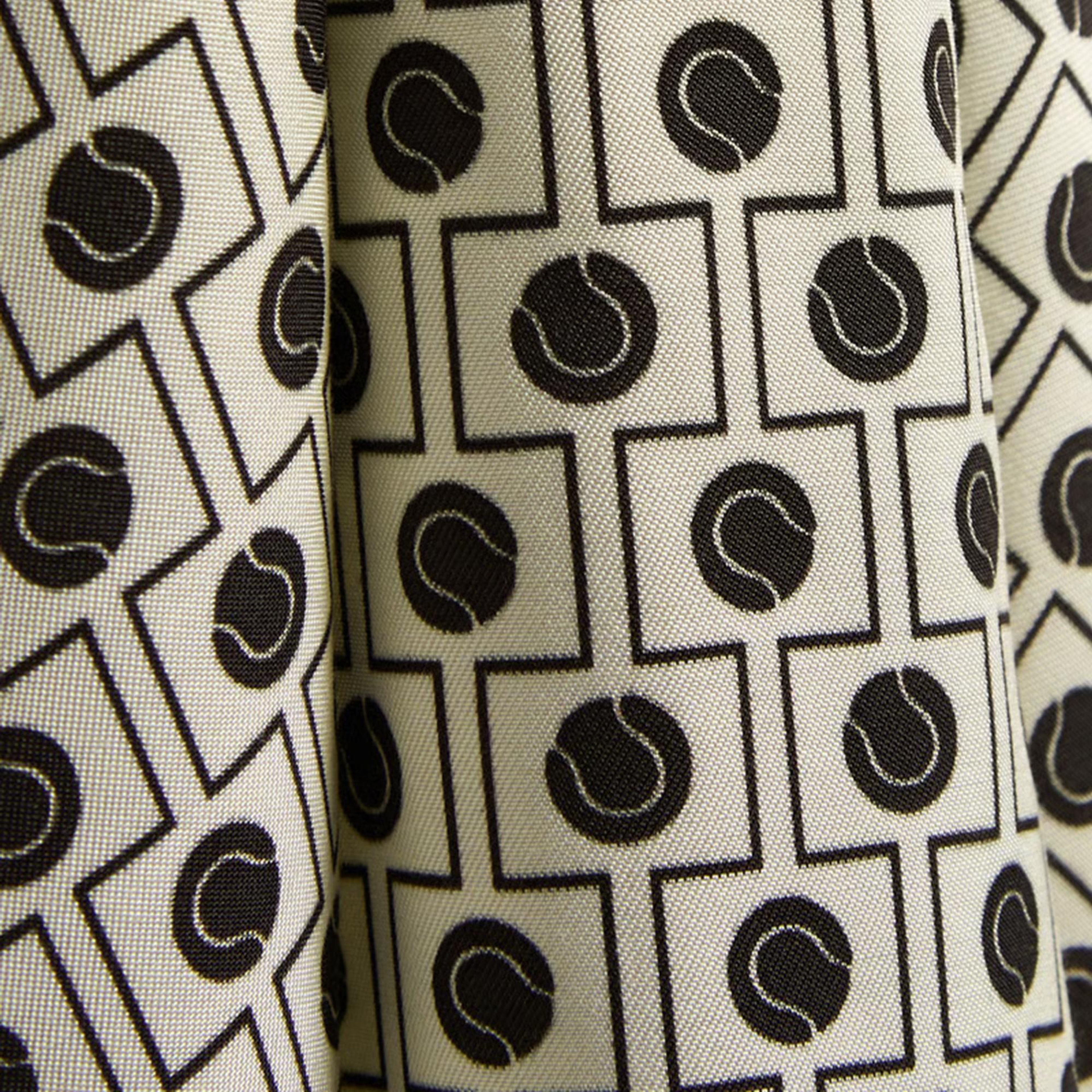 Lacoste Kadın Desenli Kahverengi Fular