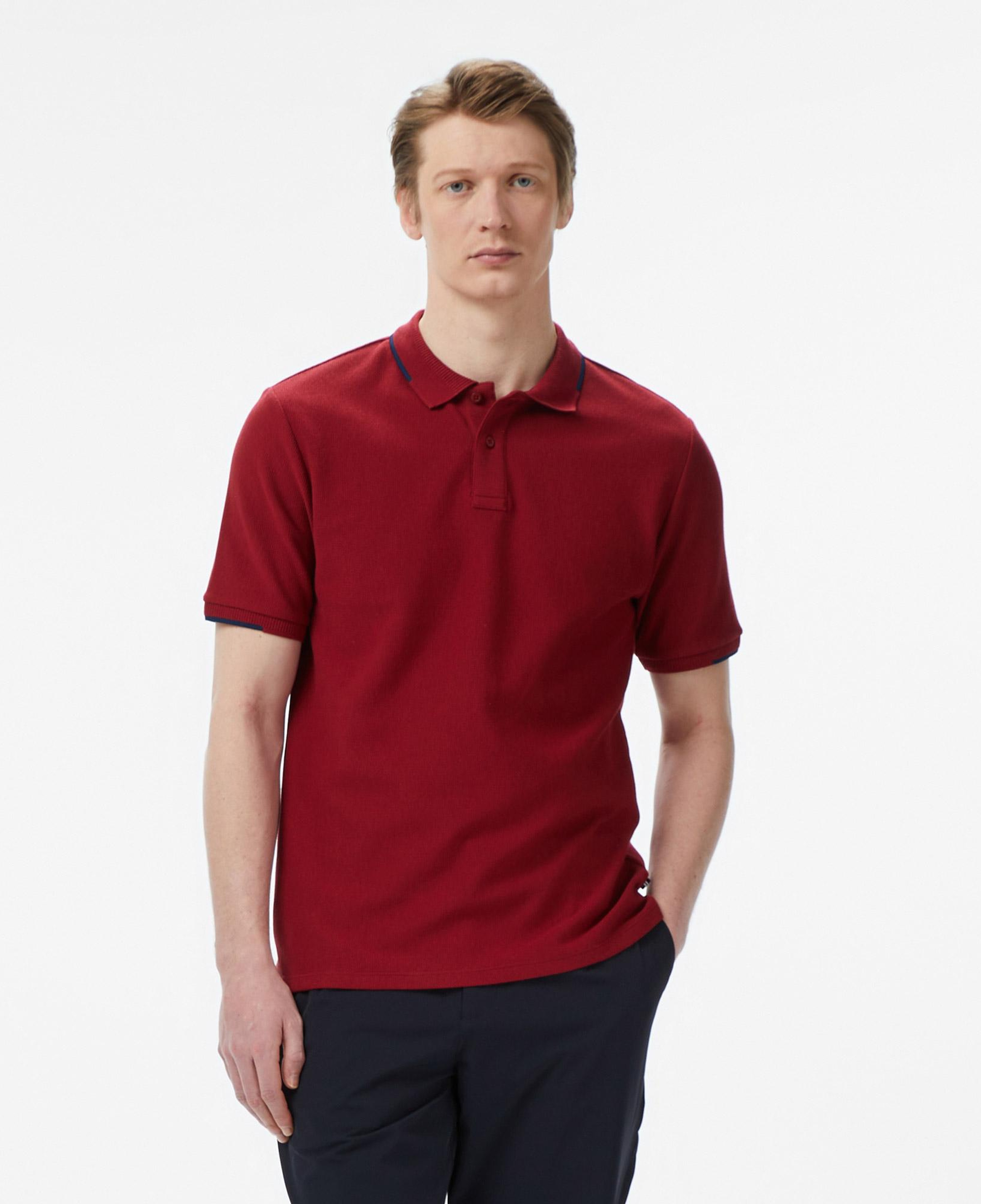 Nautica Erkek Bordo Regular Fit Polo Yaka T-Shirt
