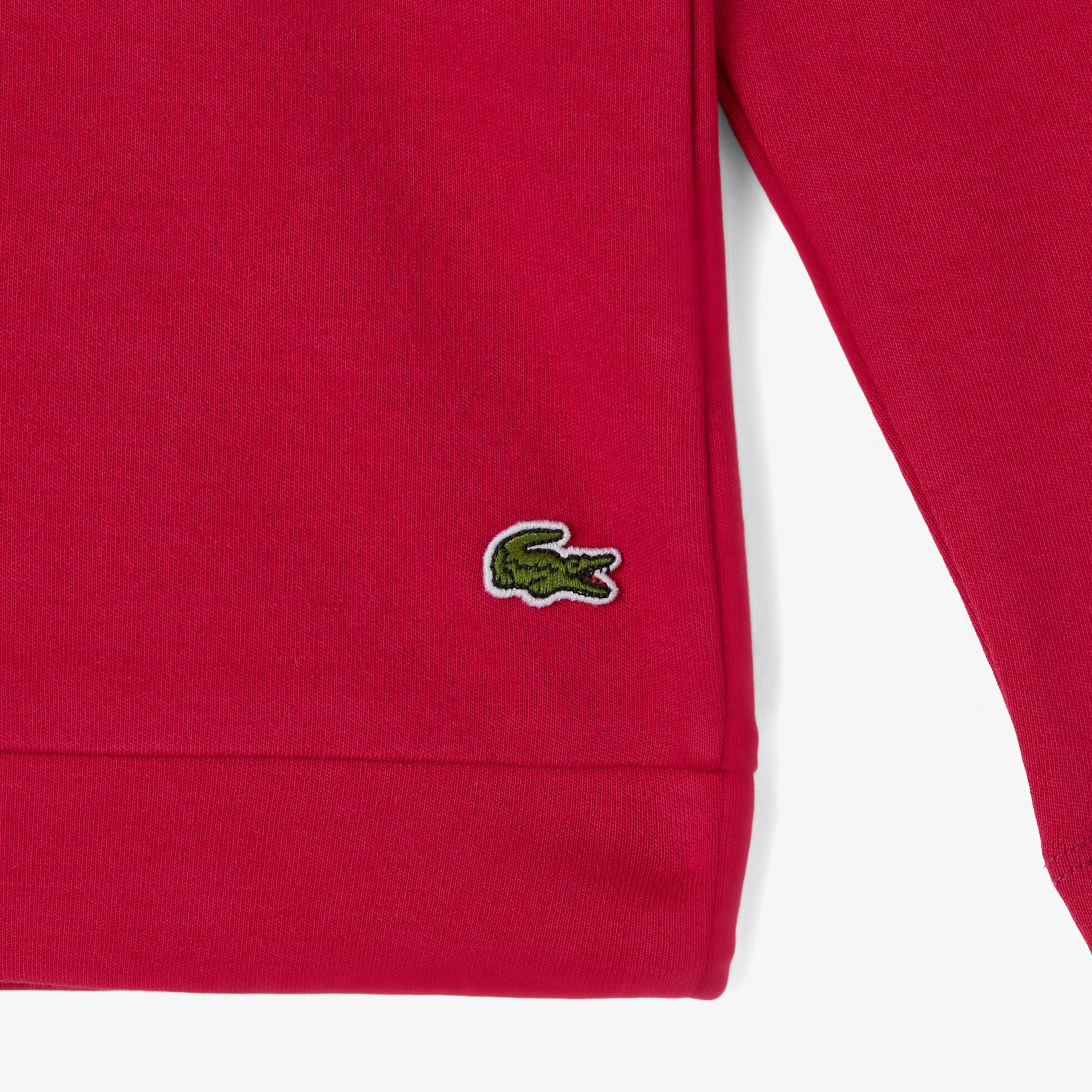 Lacoste Çocuk Uzun Kollu Bisiklet Yaka Baskılı Pembe T-Shirt