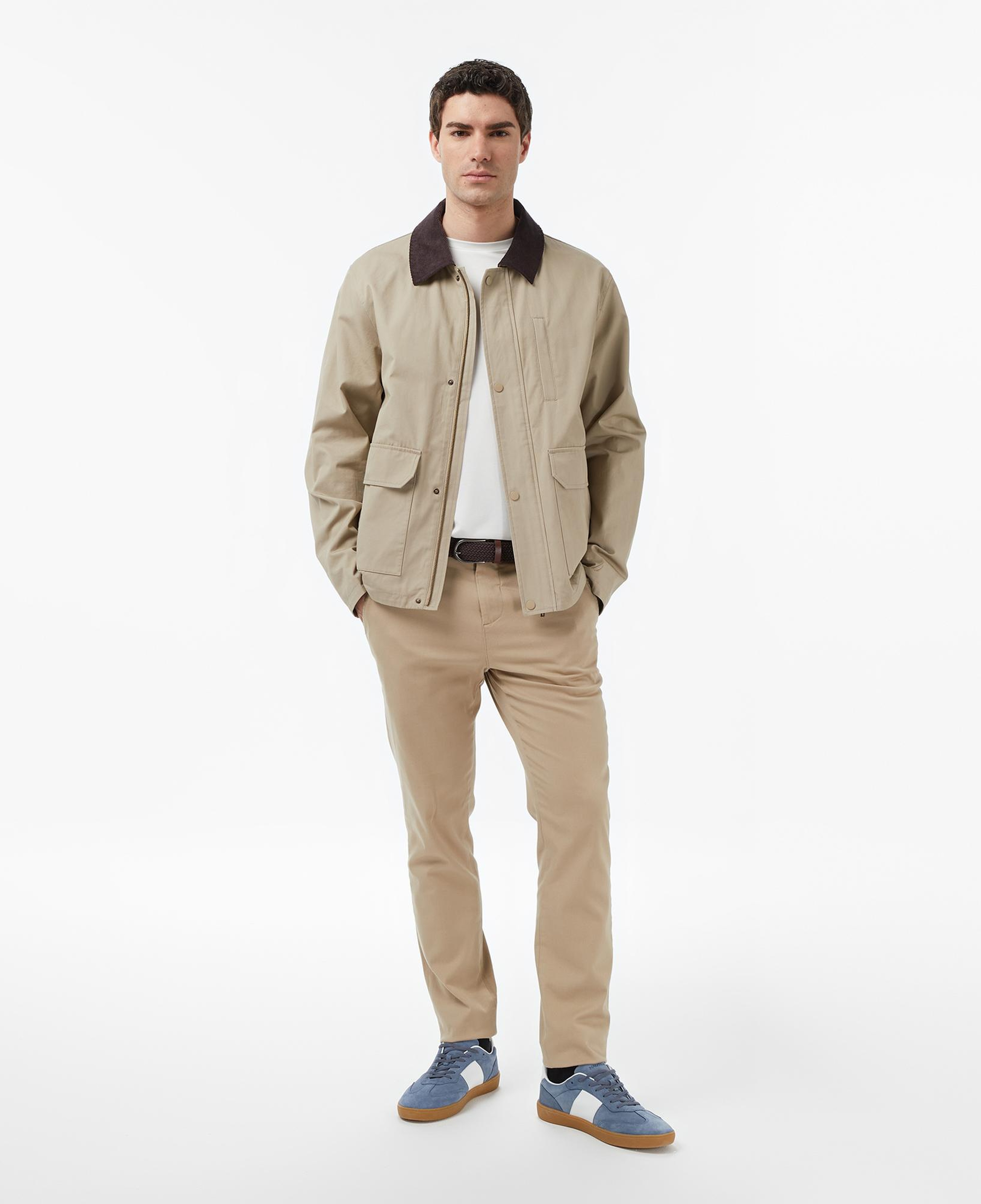 Nautica Erkek Bej Regular Fit Ceket