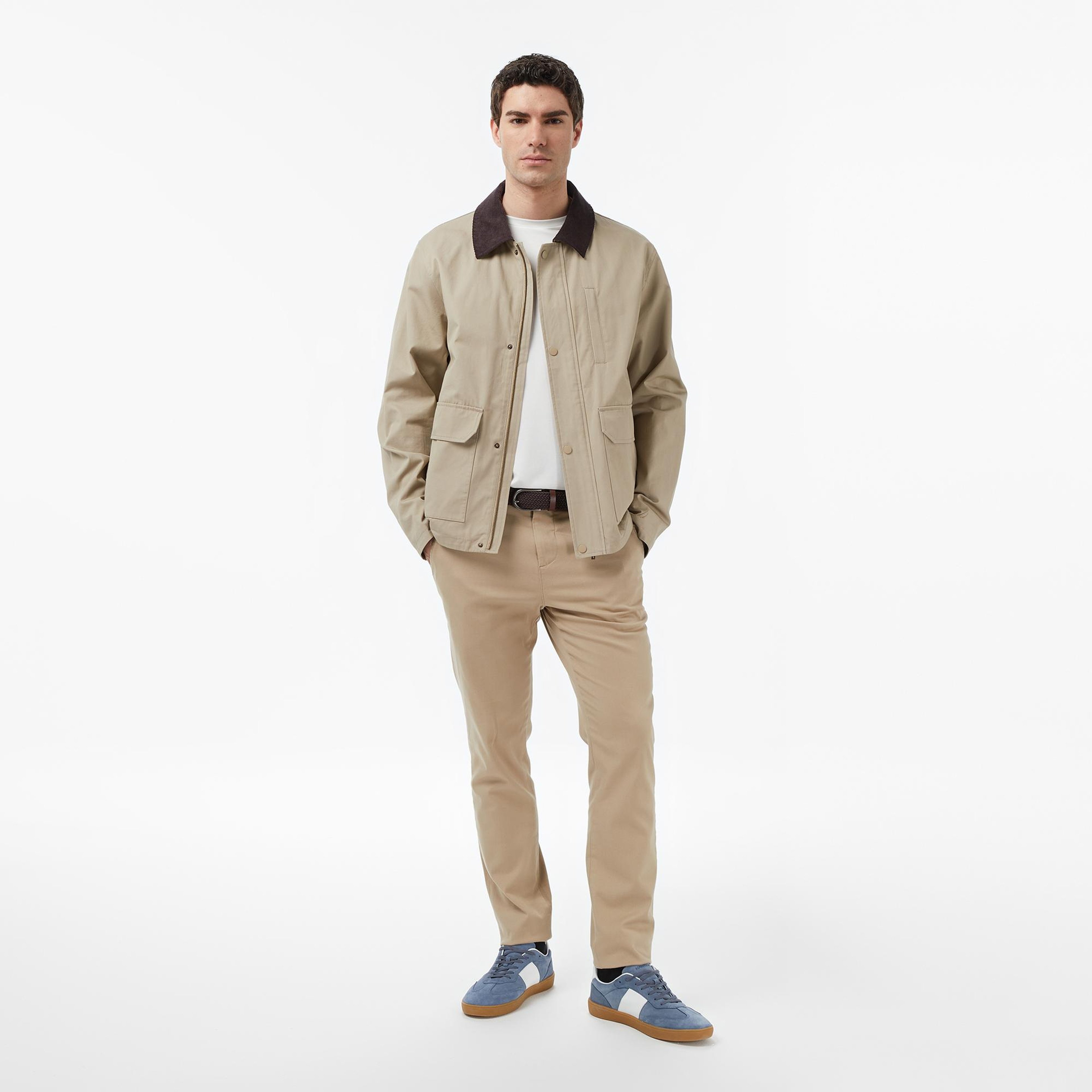 Nautica Erkek Bej Regular Fit Ceket