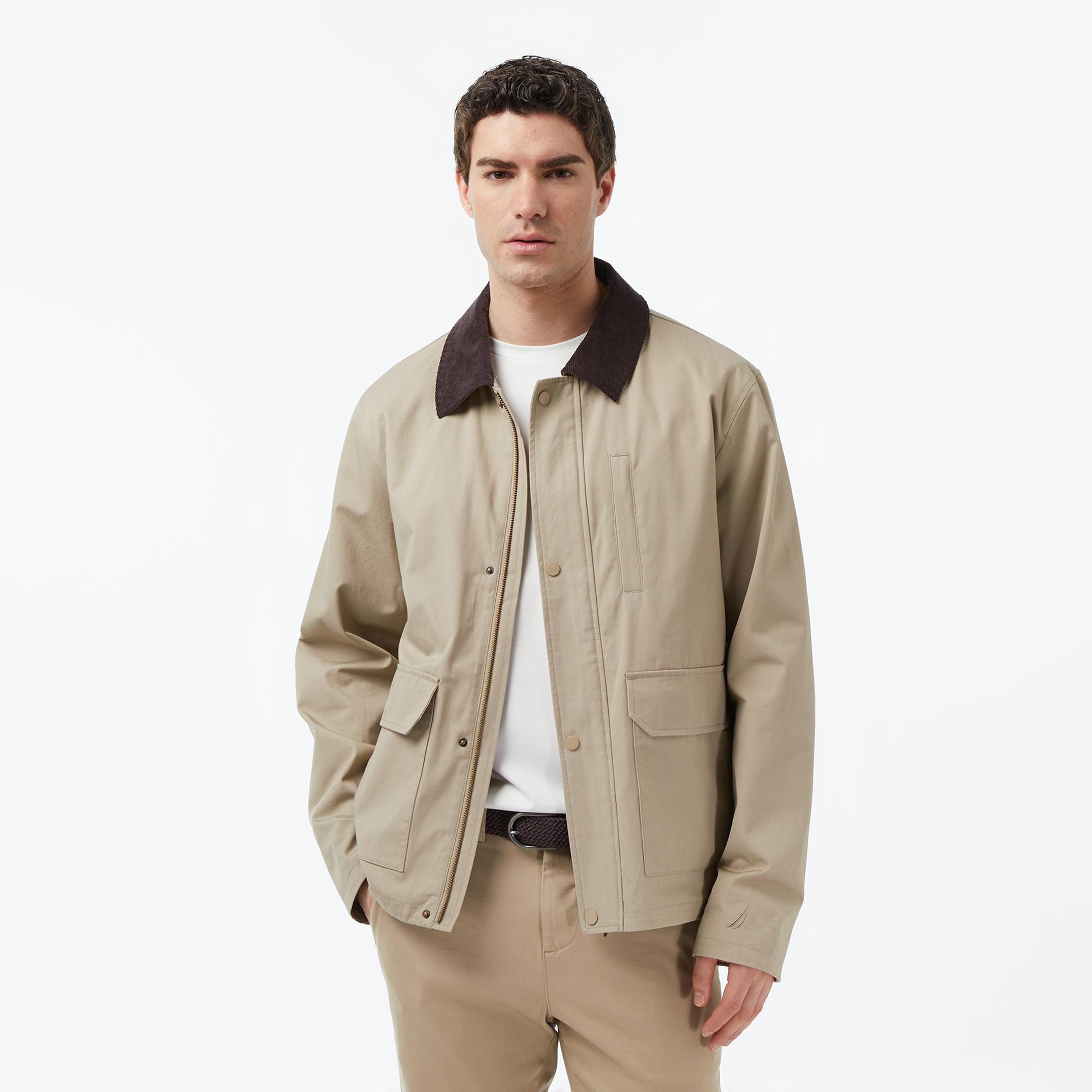 Nautica Erkek Bej Regular Fit Ceket