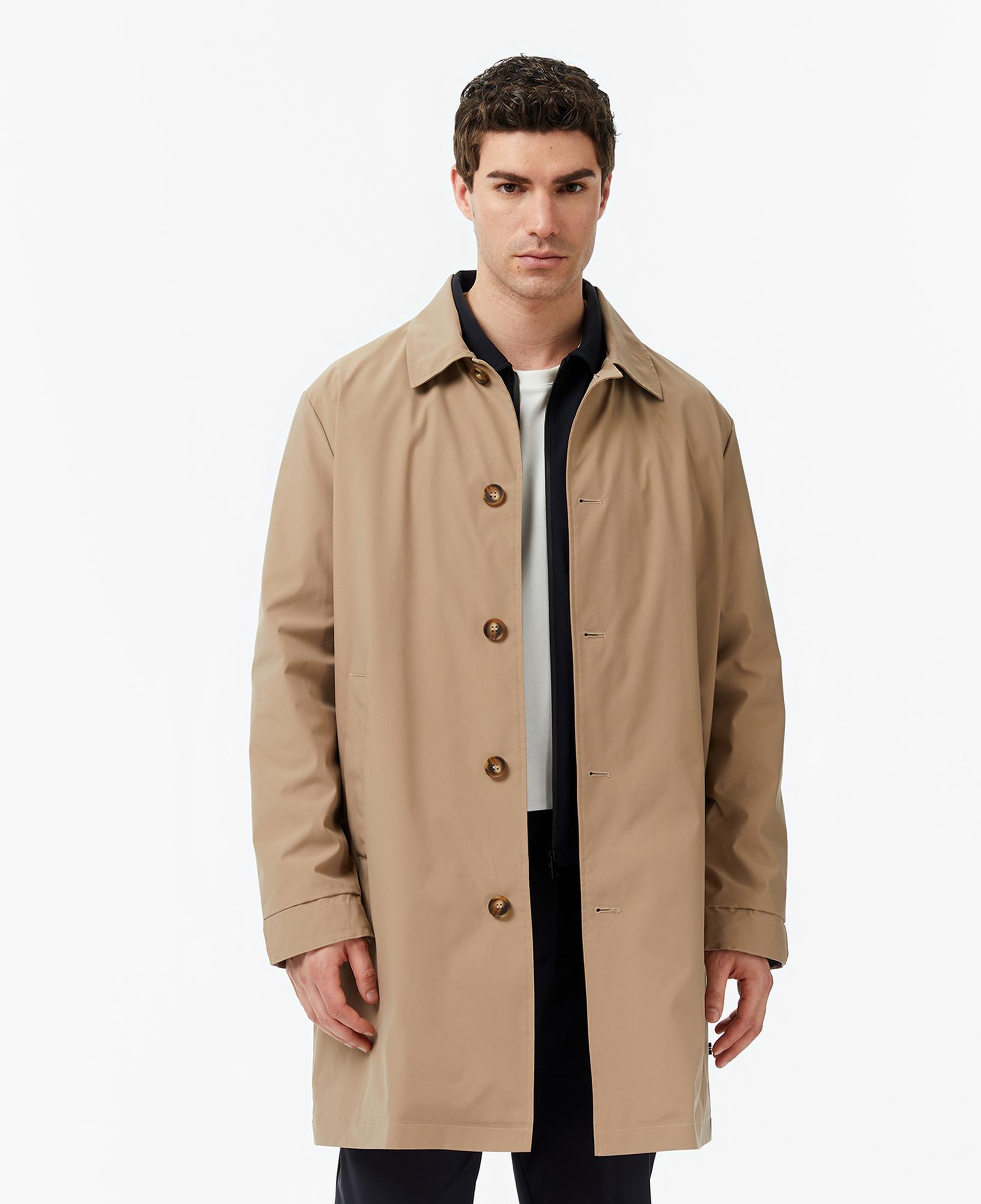 Nautica Erkek Bej Regular Fit Su İtici Ceket