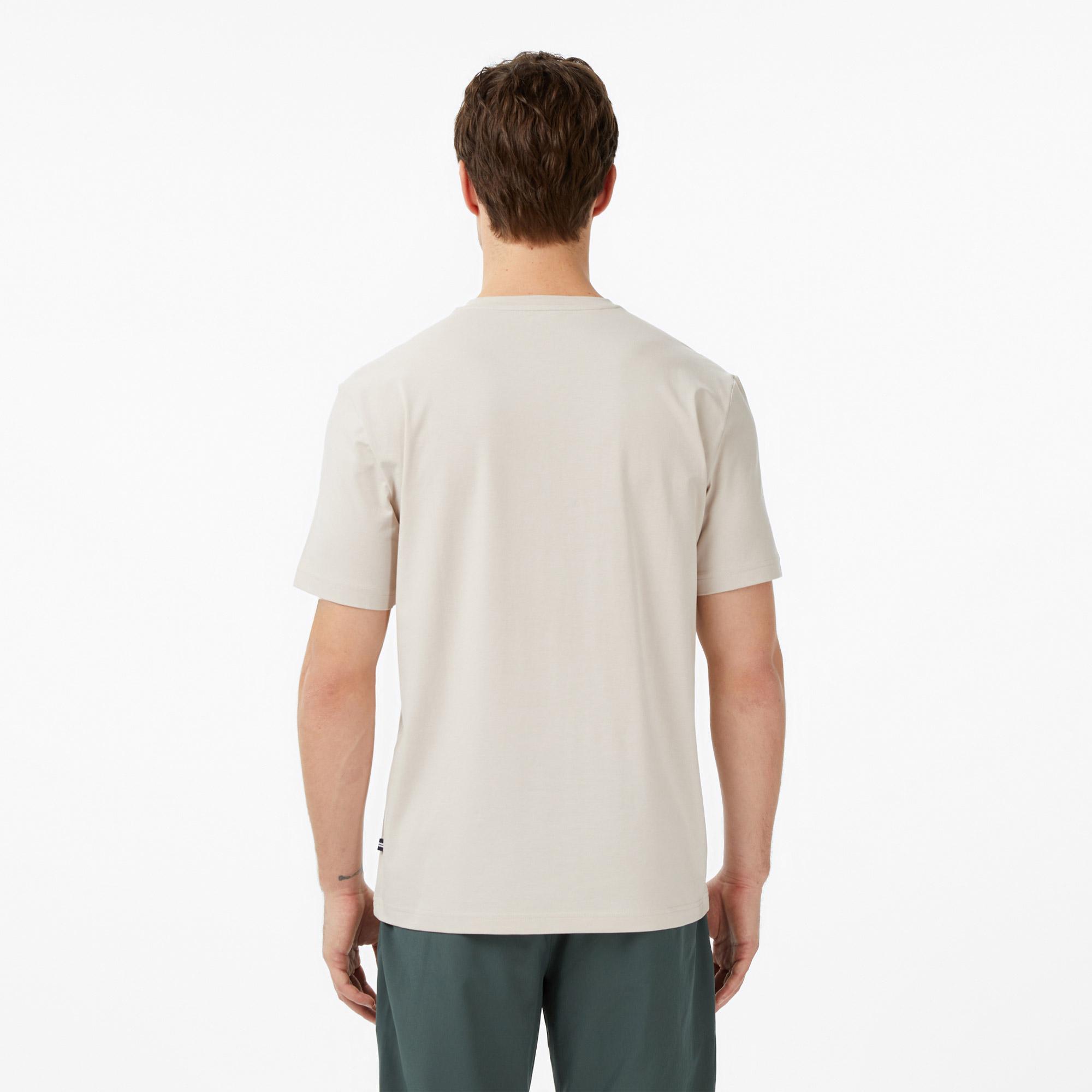 Nautica Erkek Bej Regular Fit T-Shirt