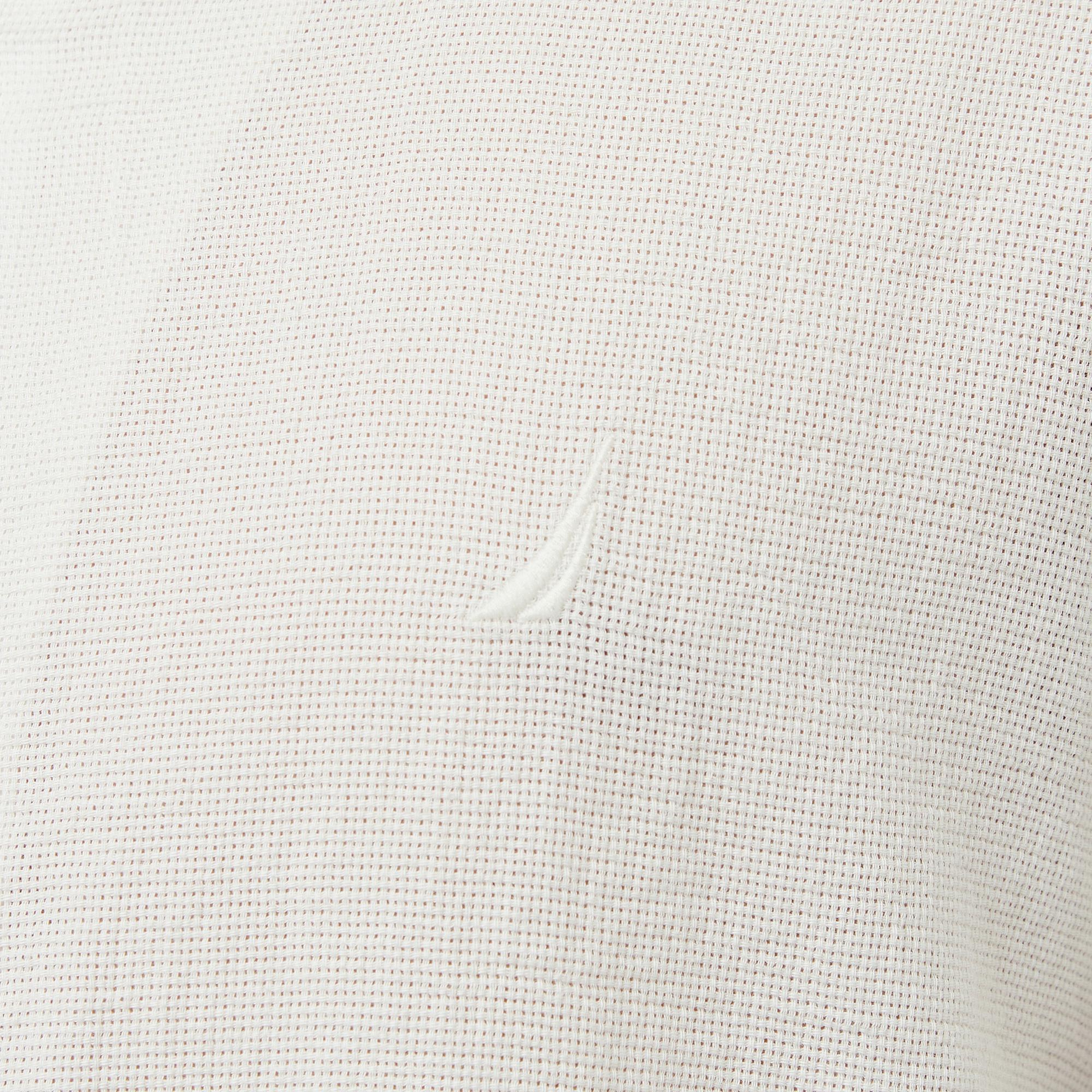 Nautica Erkek Krem Regular Fit Kısa Kollu Gömlek