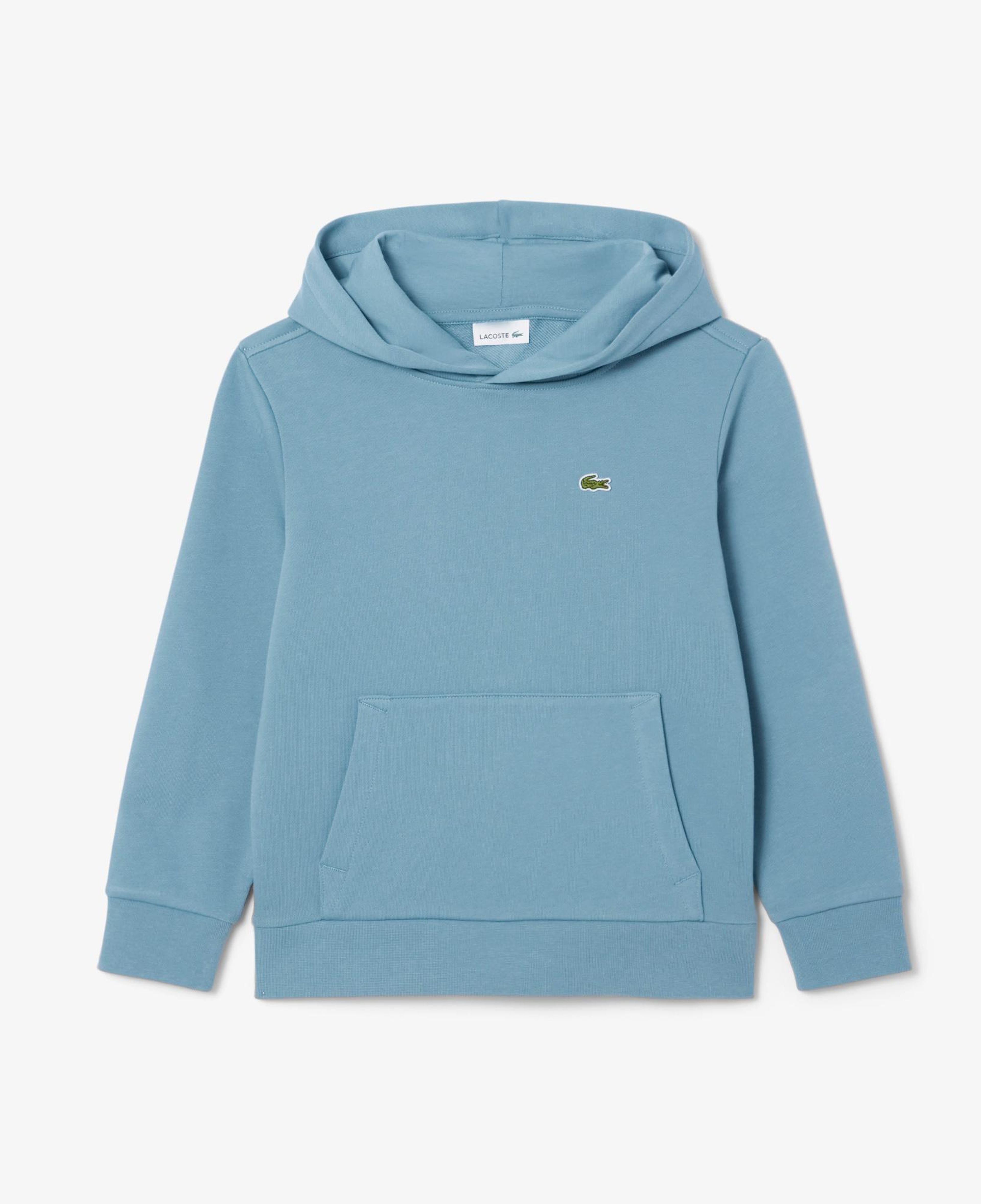 Lacoste Çocuk Kapüşonlu Baskılı Mavi Sweatshirt