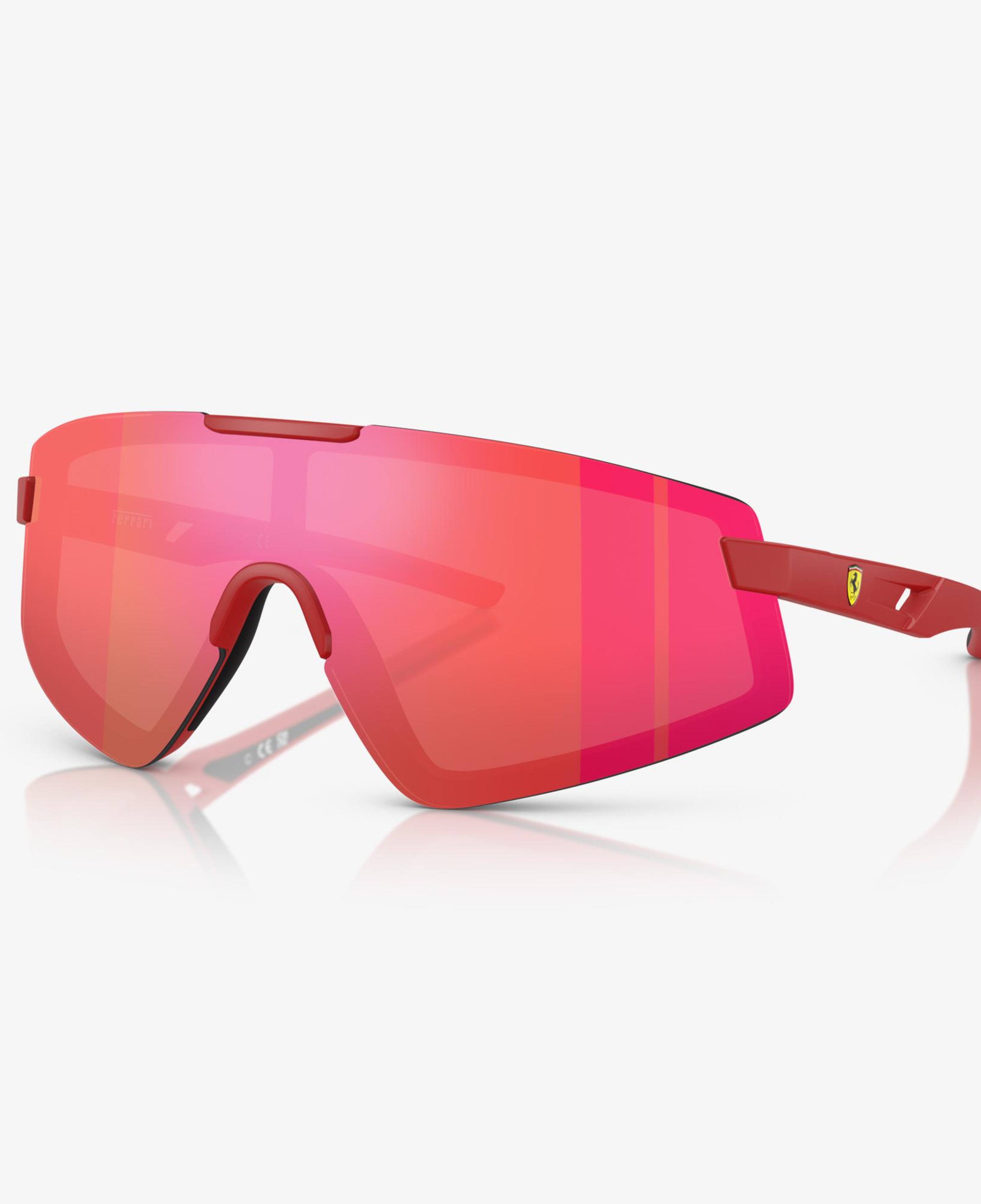 Scuderia Ferrari Injected Erkek Kırmızı Güneş Gözlüğü