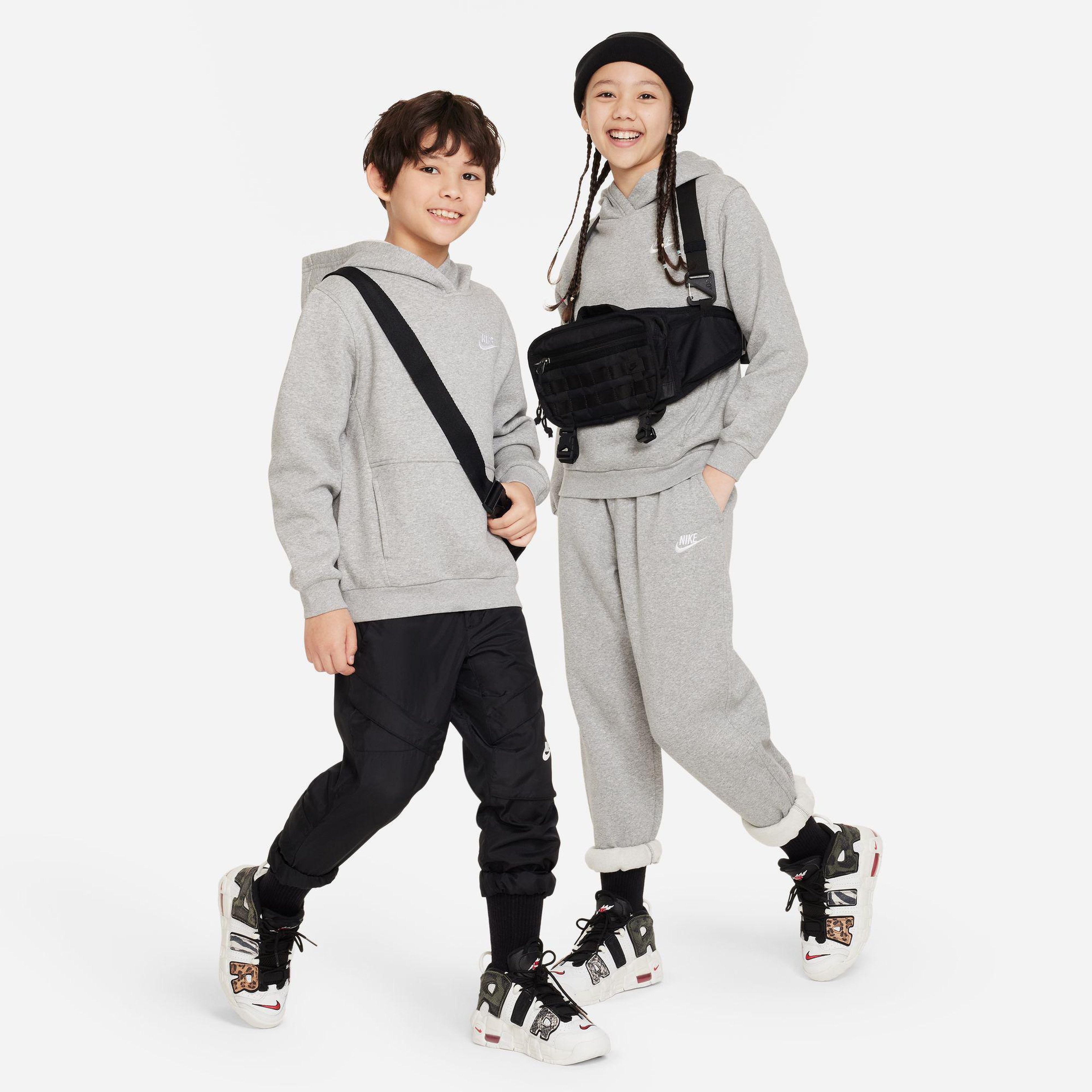 Nike Sportswear Club Fleece Hoody Çocuk Gri Sweatshirt