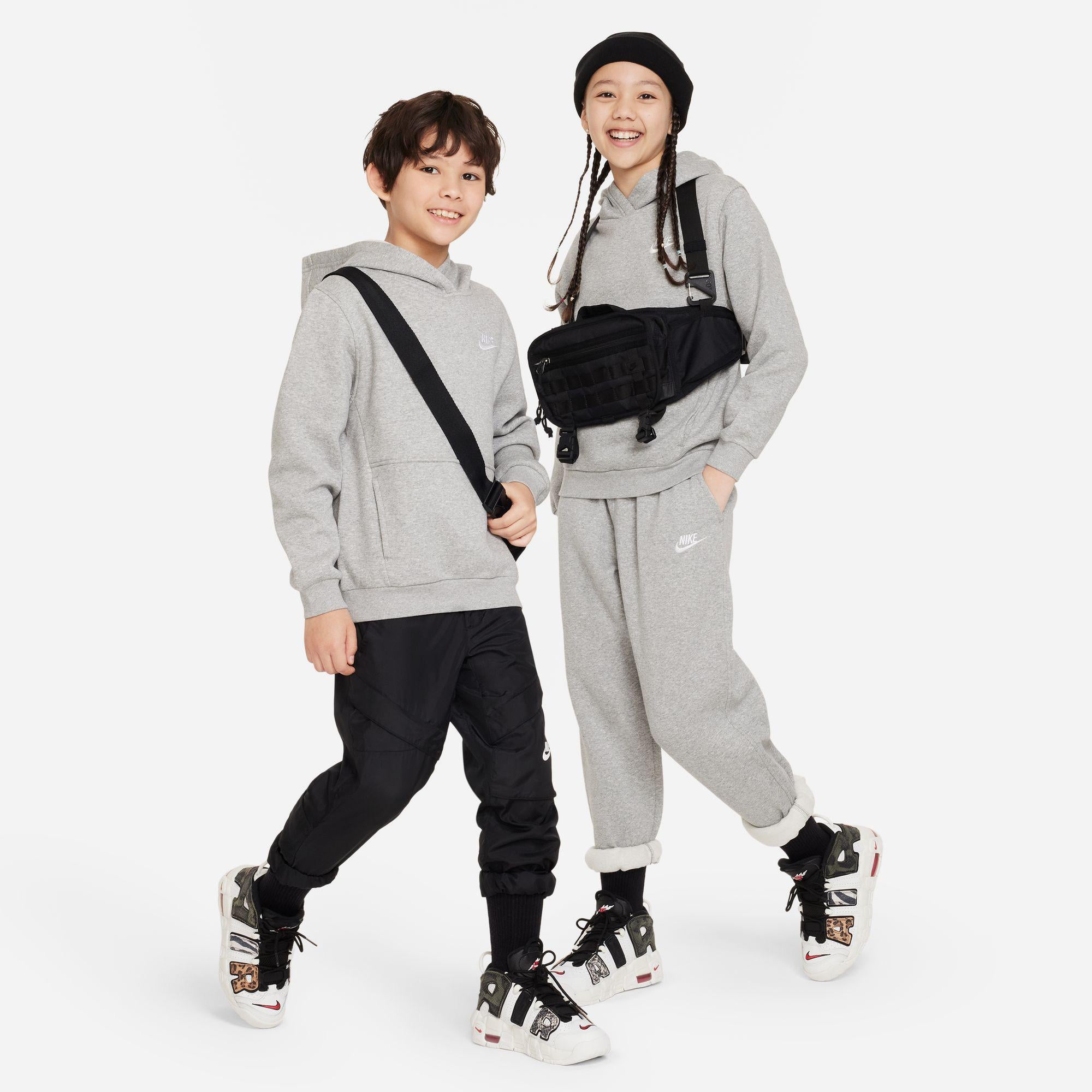 Nike Sportswear Club Fleece Hoody Çocuk Gri Sweatshirt