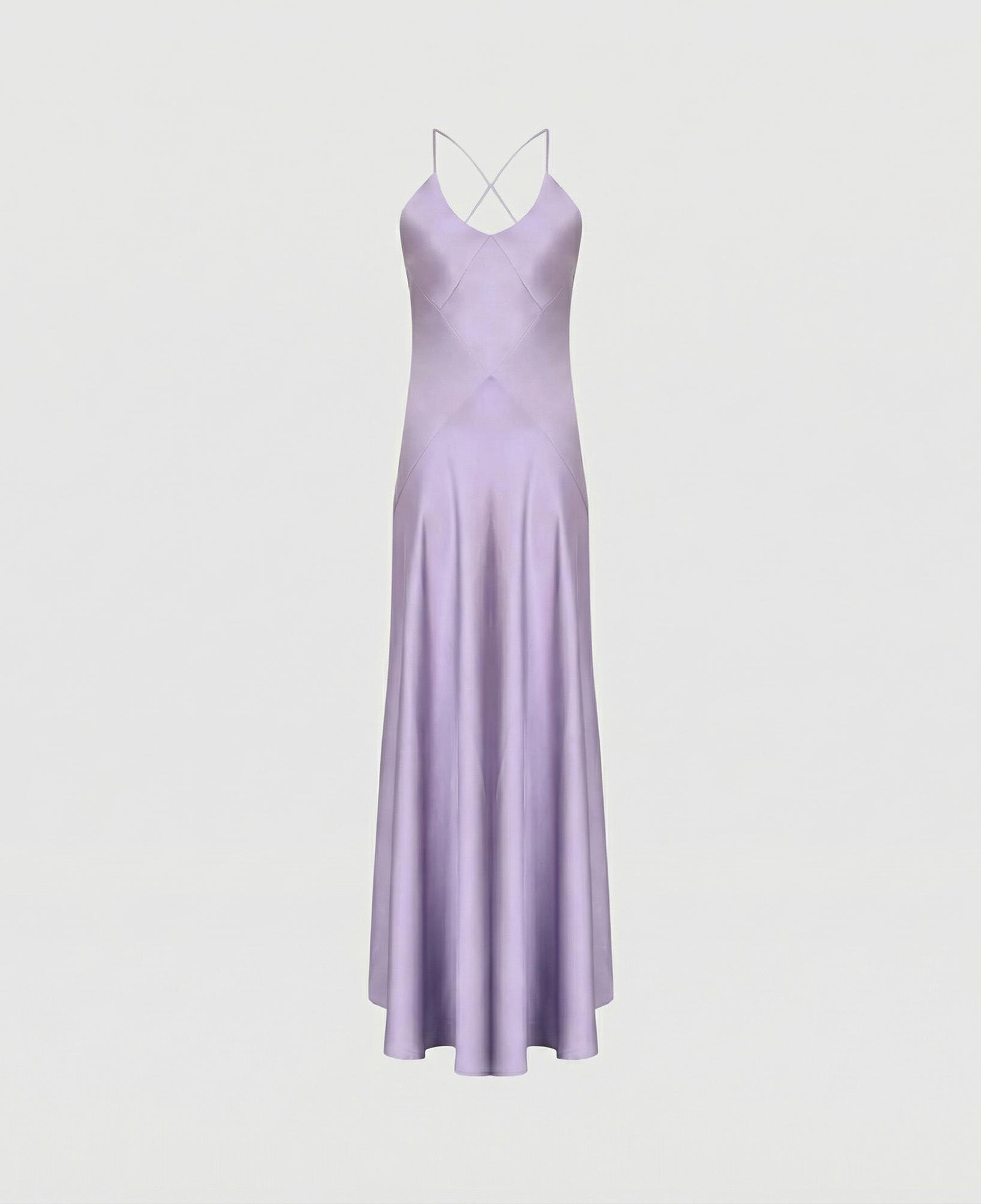 Fabby Lana Kadın Mor Elbise