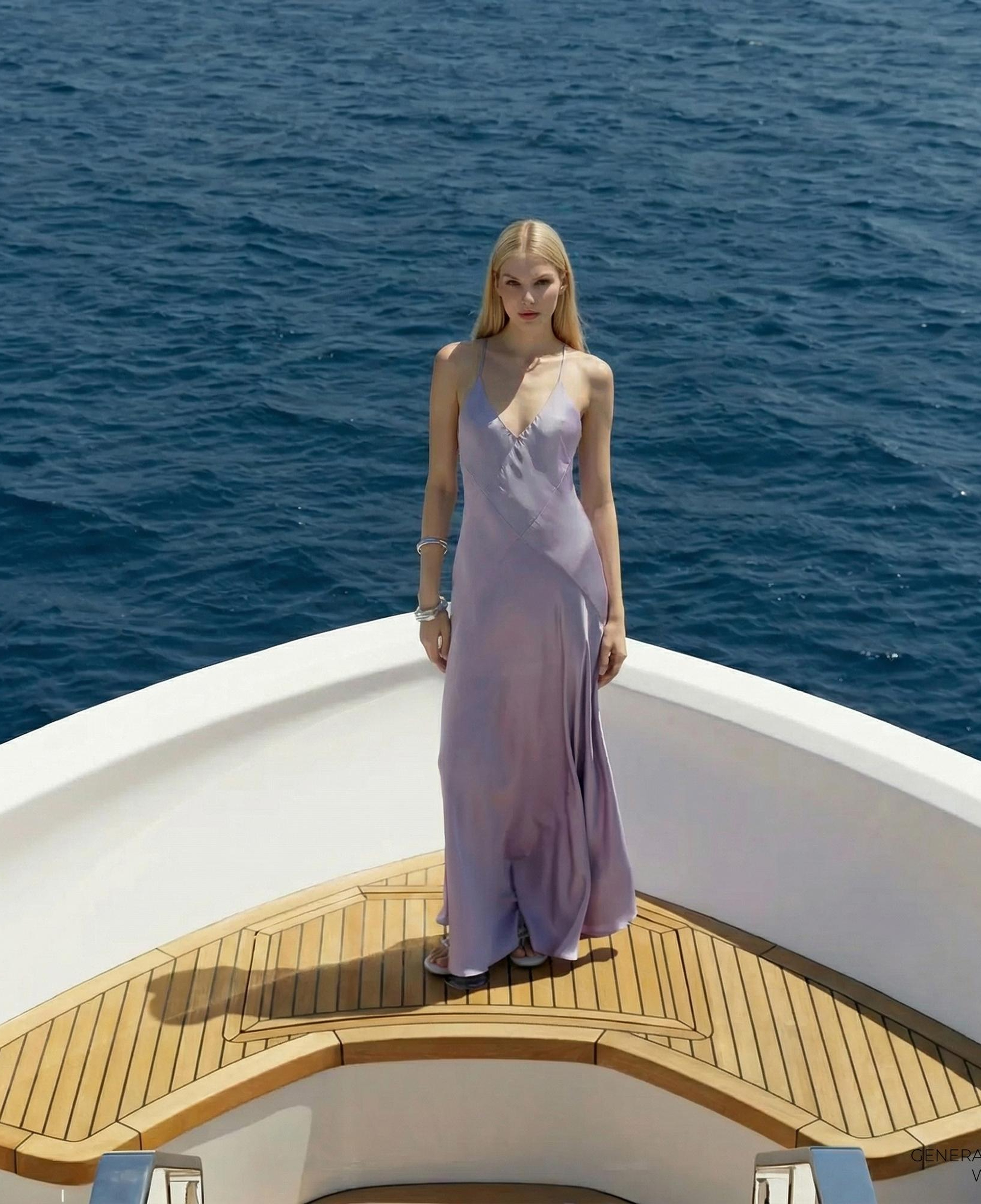 Fabby Lana Kadın Mor Elbise