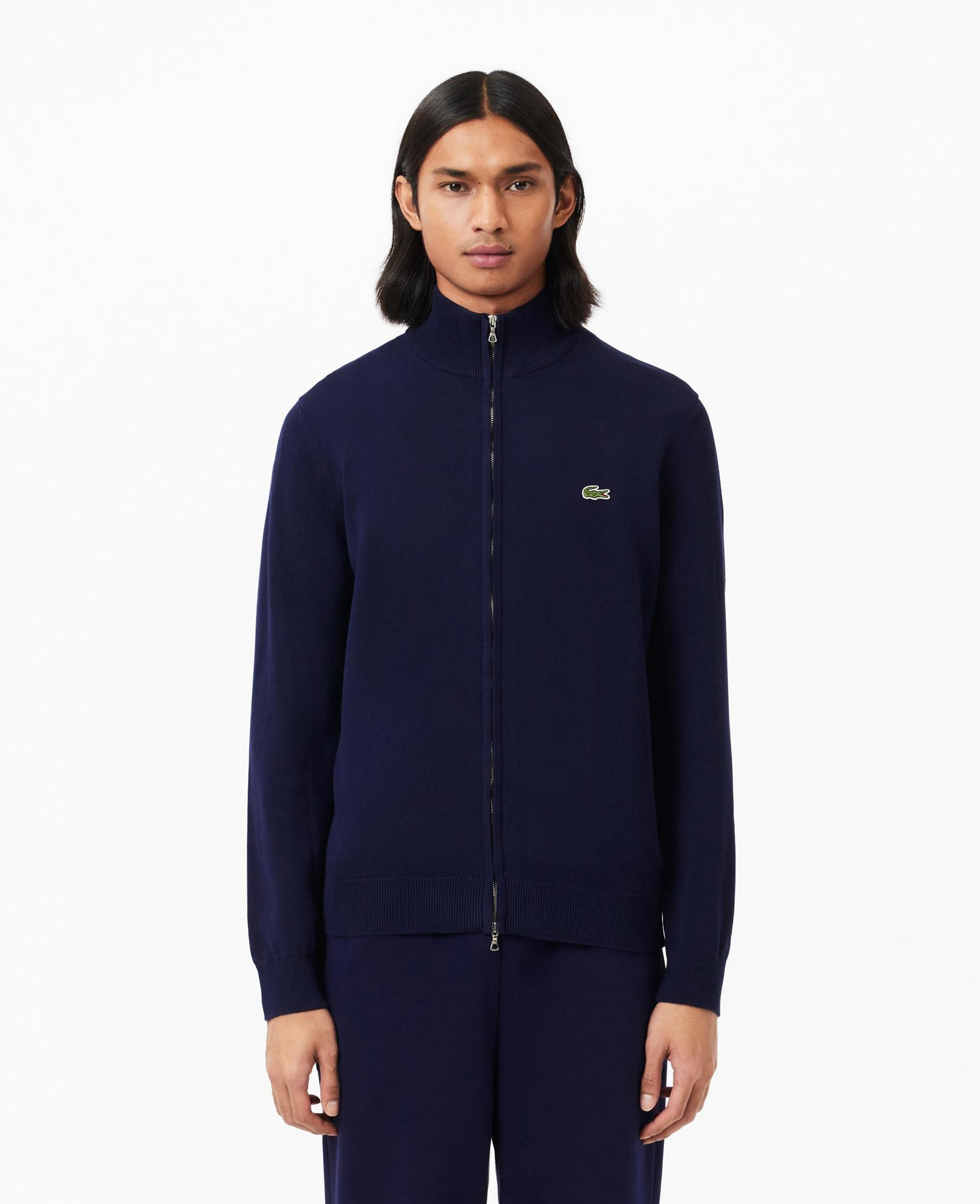 Lacoste Erkek Regular Fit Fermuarlı Lacivert Hırka