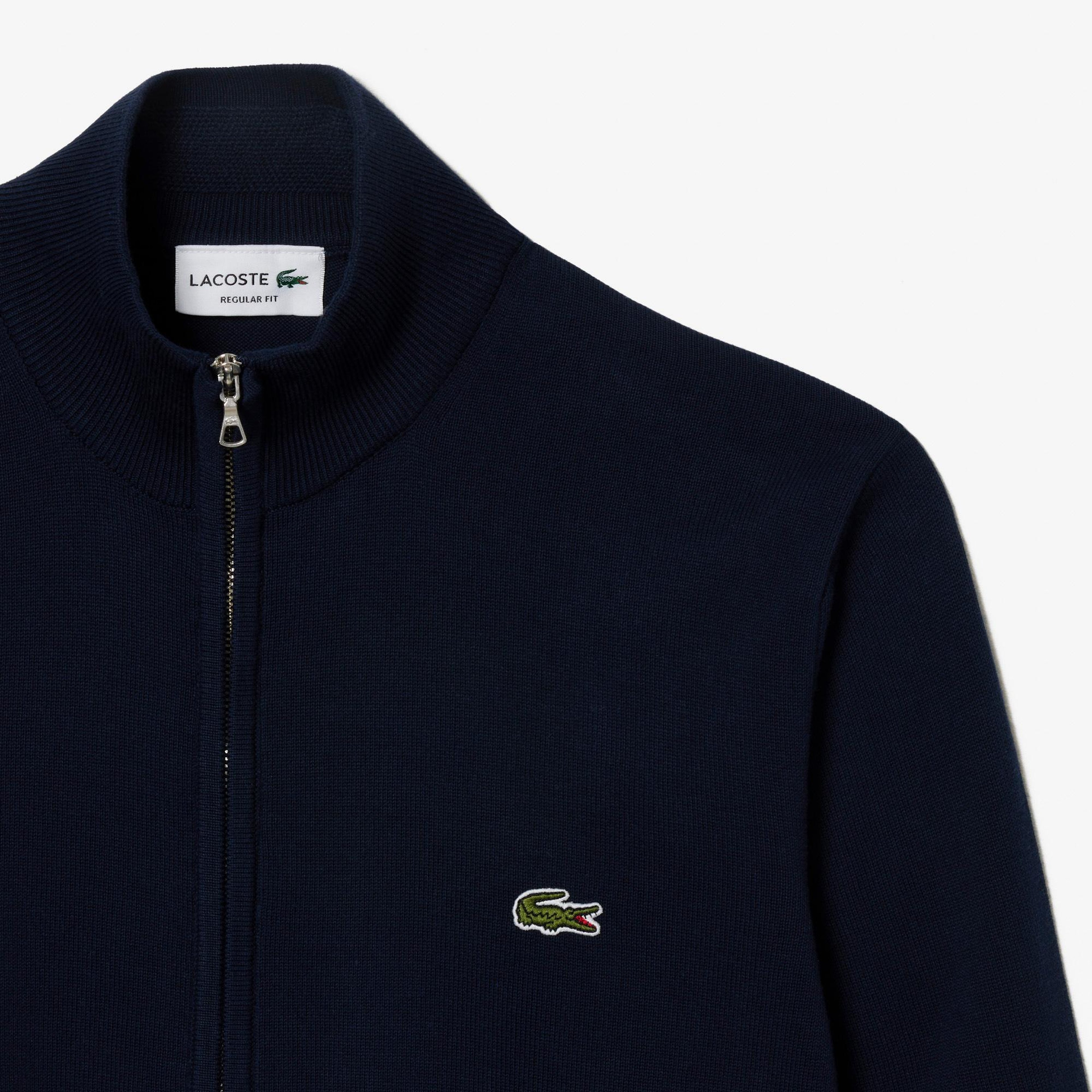 Lacoste Erkek Regular Fit Fermuarlı Lacivert Hırka