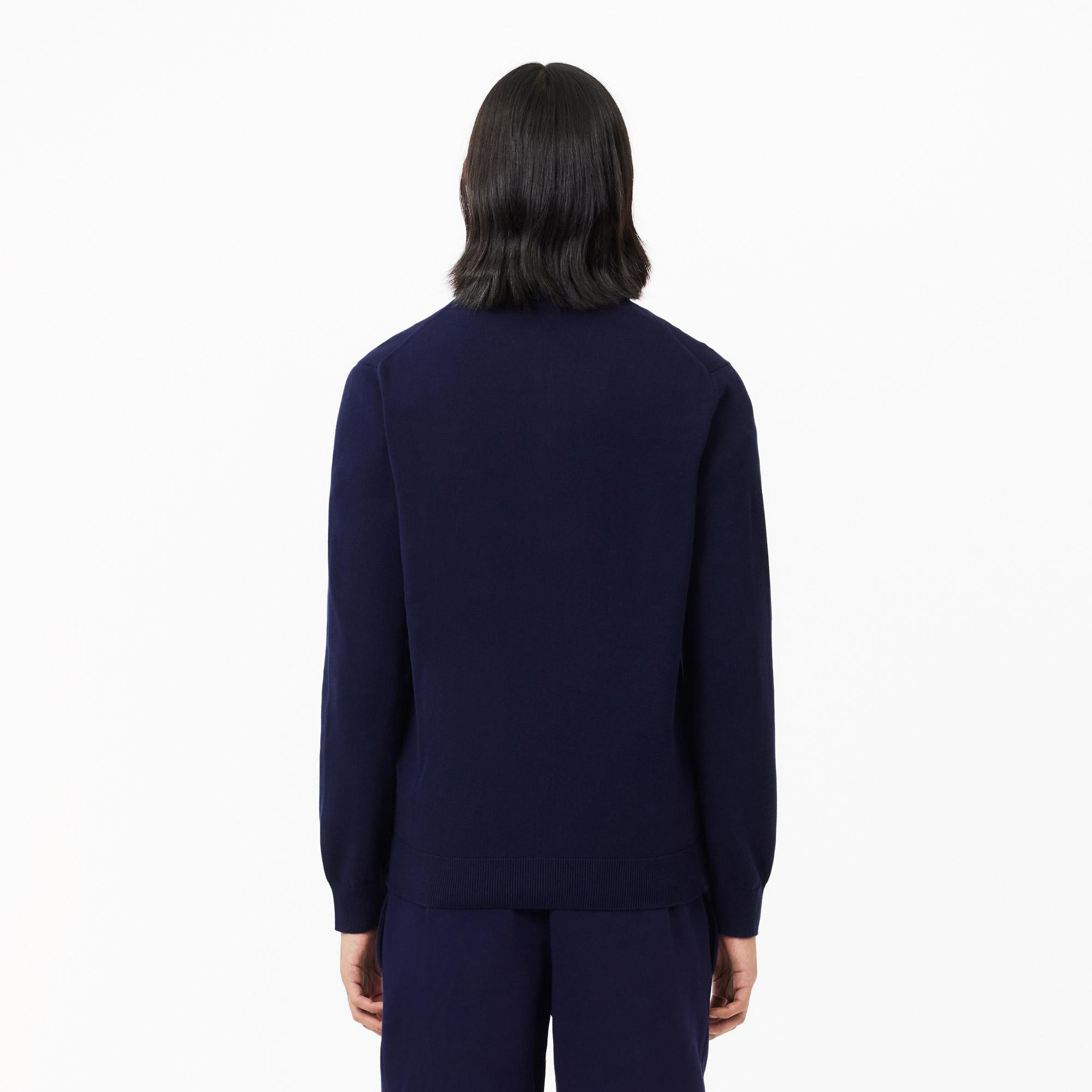 Lacoste Erkek Regular Fit Fermuarlı Lacivert Hırka