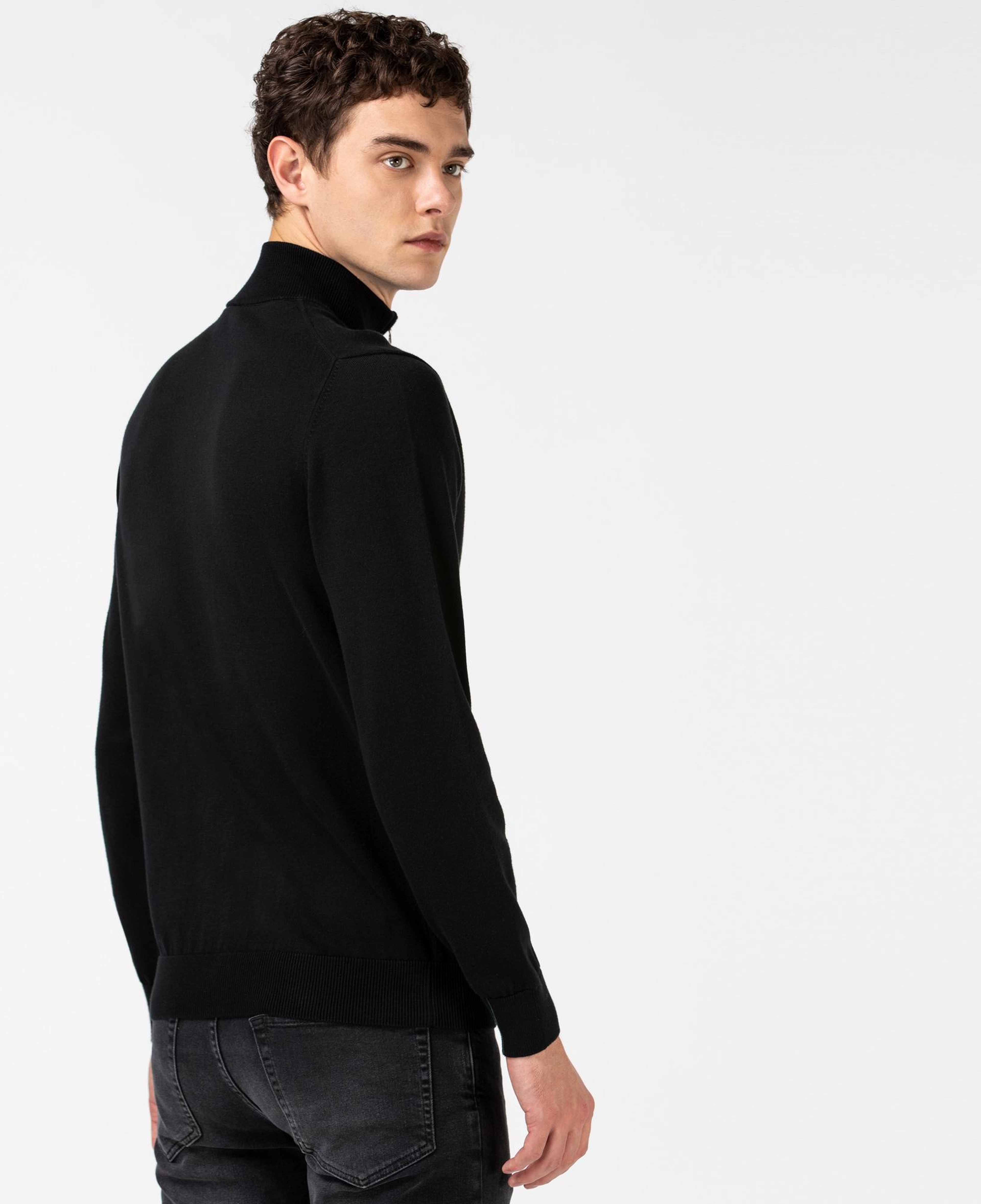 Lacoste Erkek Regular Fit Fermuarlı Siyah Hırka