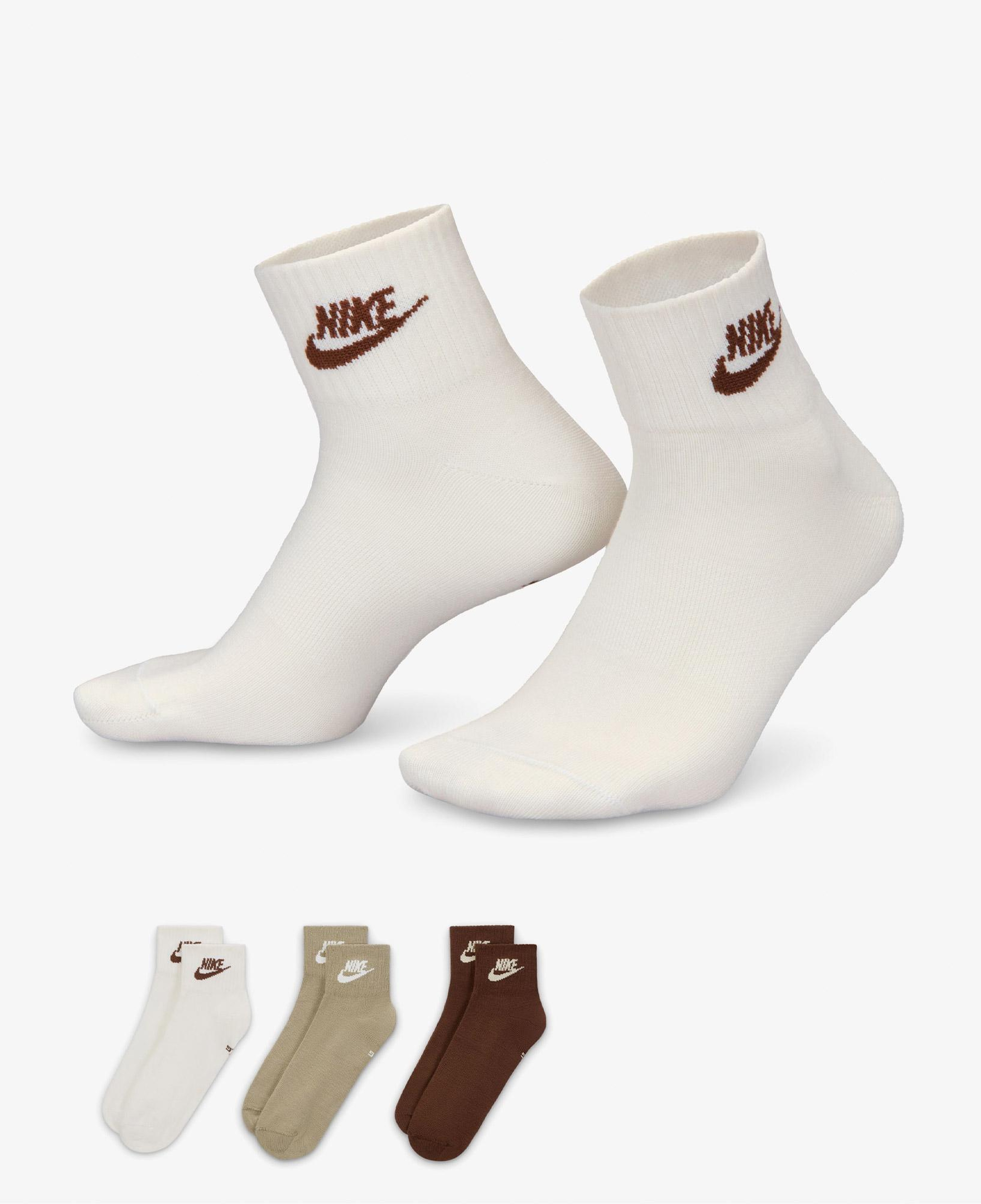 Nike Sportswear Everyday Essential 3'lü Unisex Renkli Çorap