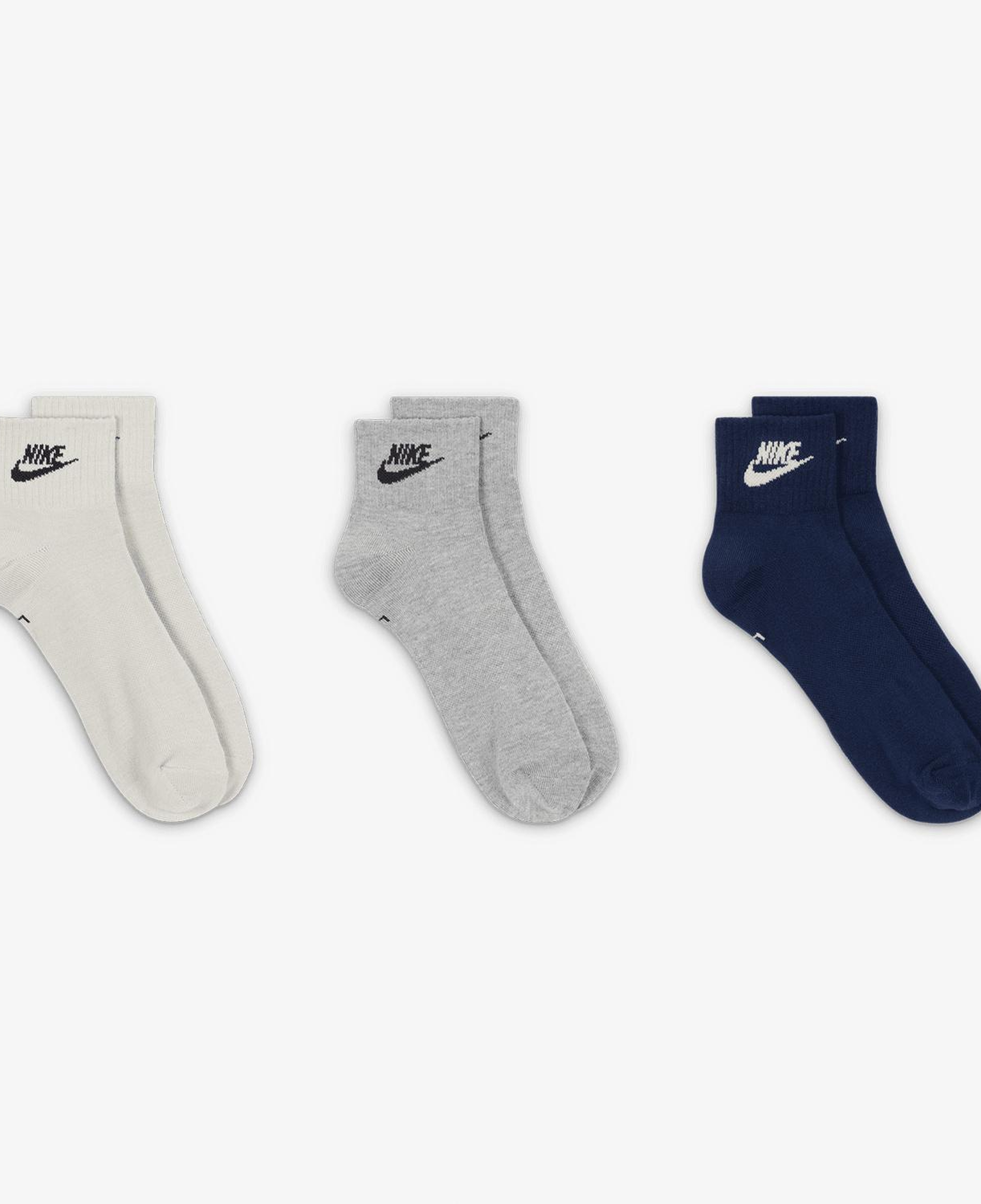 Nike Sportswear Everyday Essential Unisex Renkli 3'lü Çorap