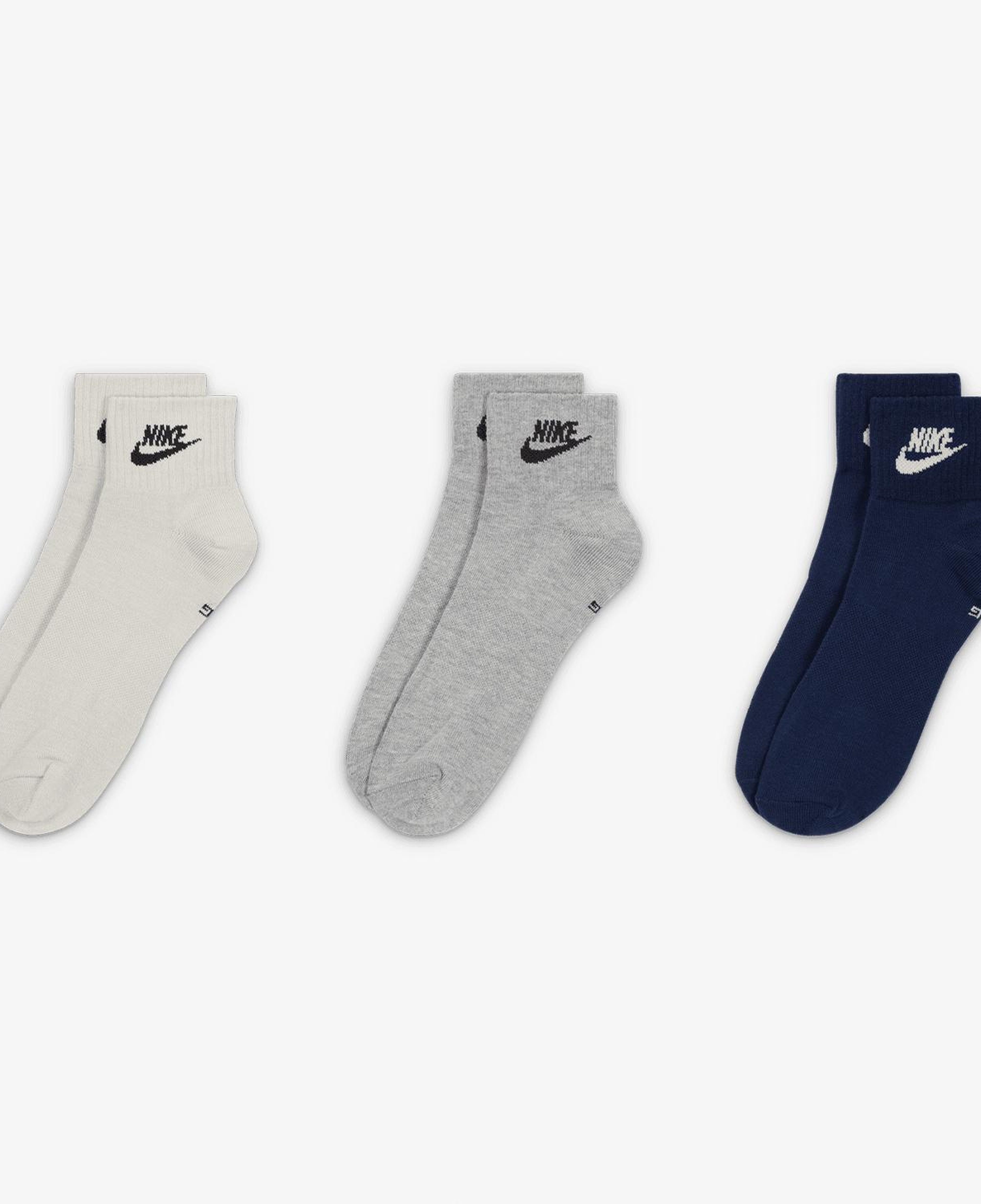 Nike Sportswear Everyday Essential Unisex Renkli 3'lü Çorap