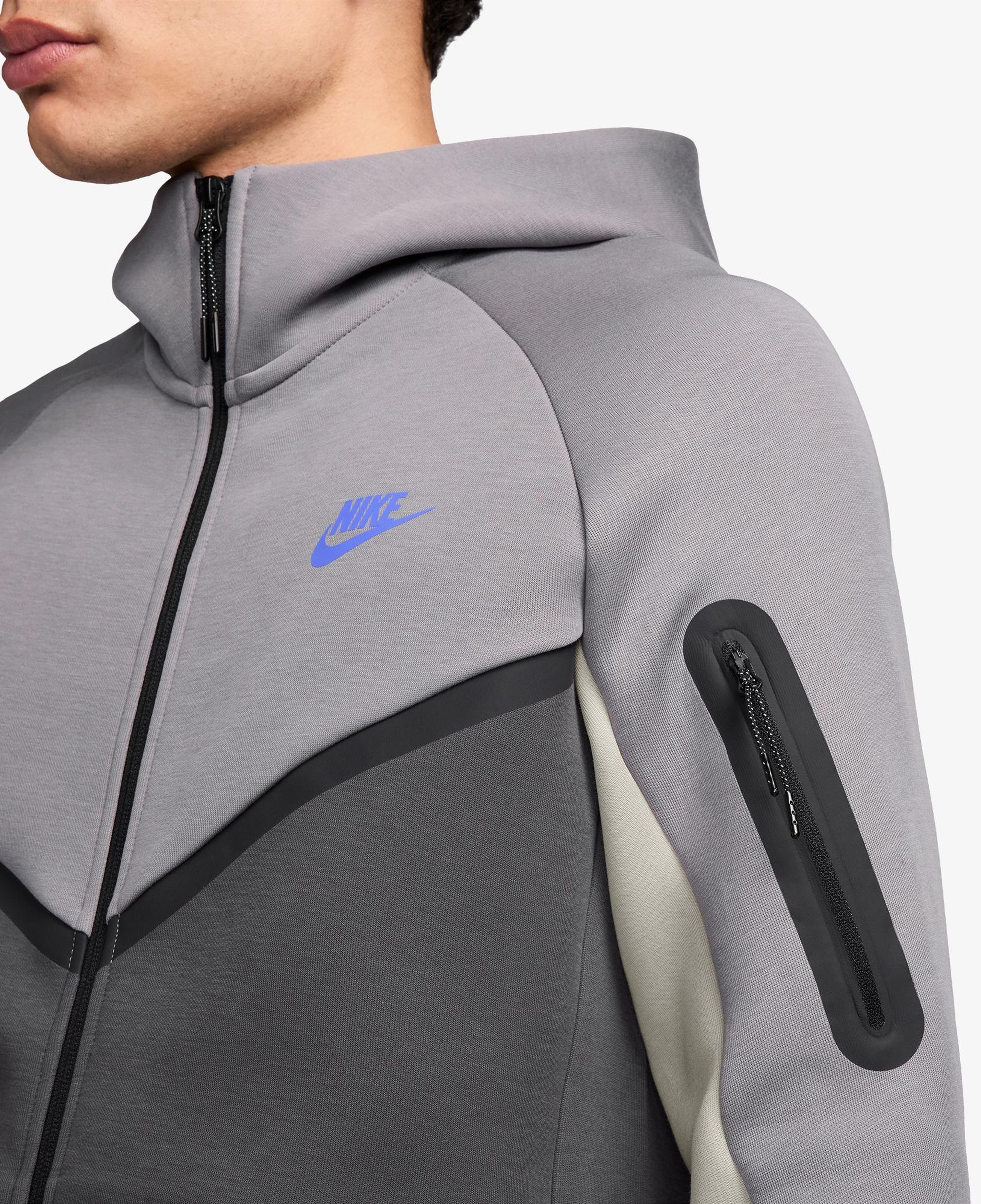 Nike Tech Fleece Erkek Gri Sweatshirt