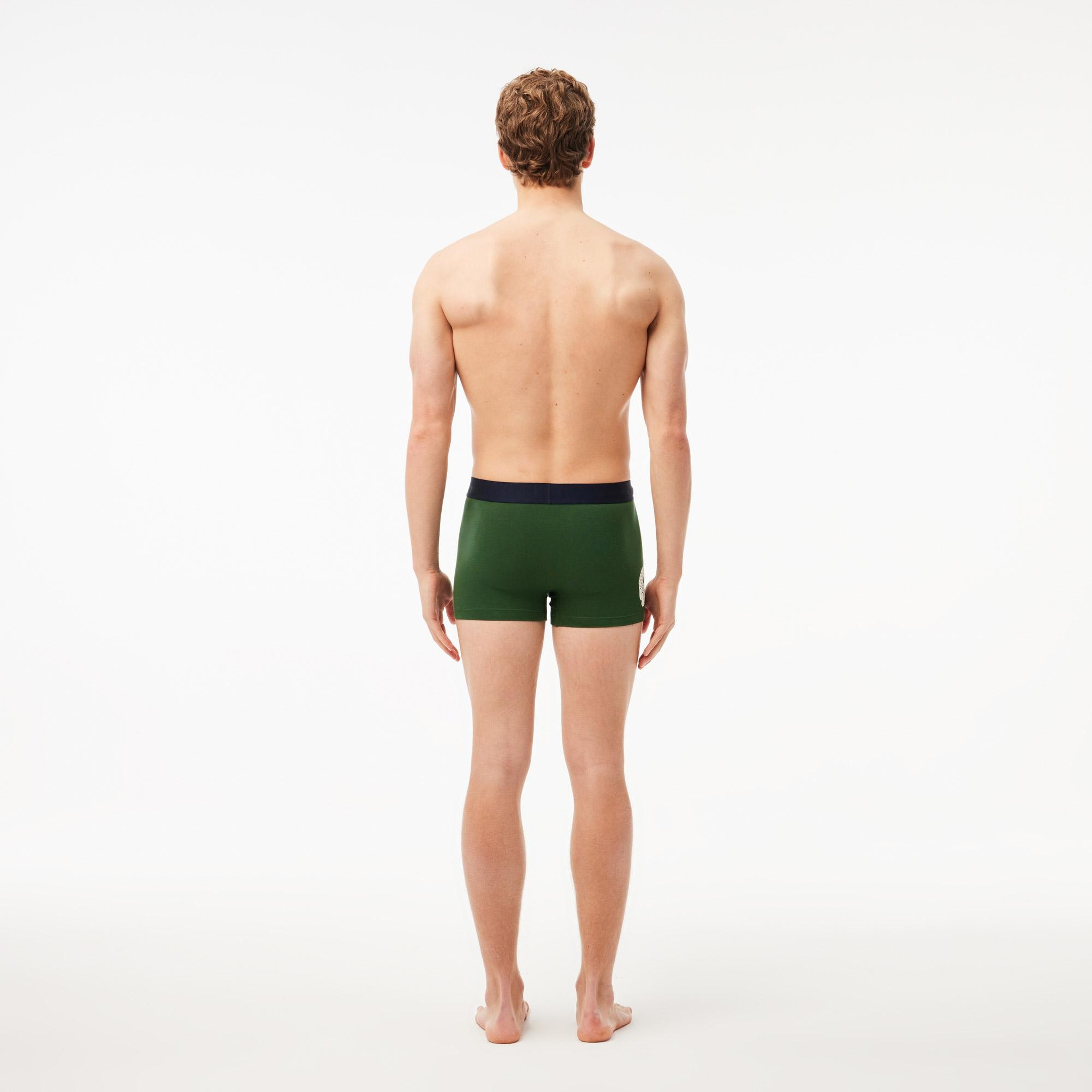 Lacoste Erkek 3'lü Renkli Boxer