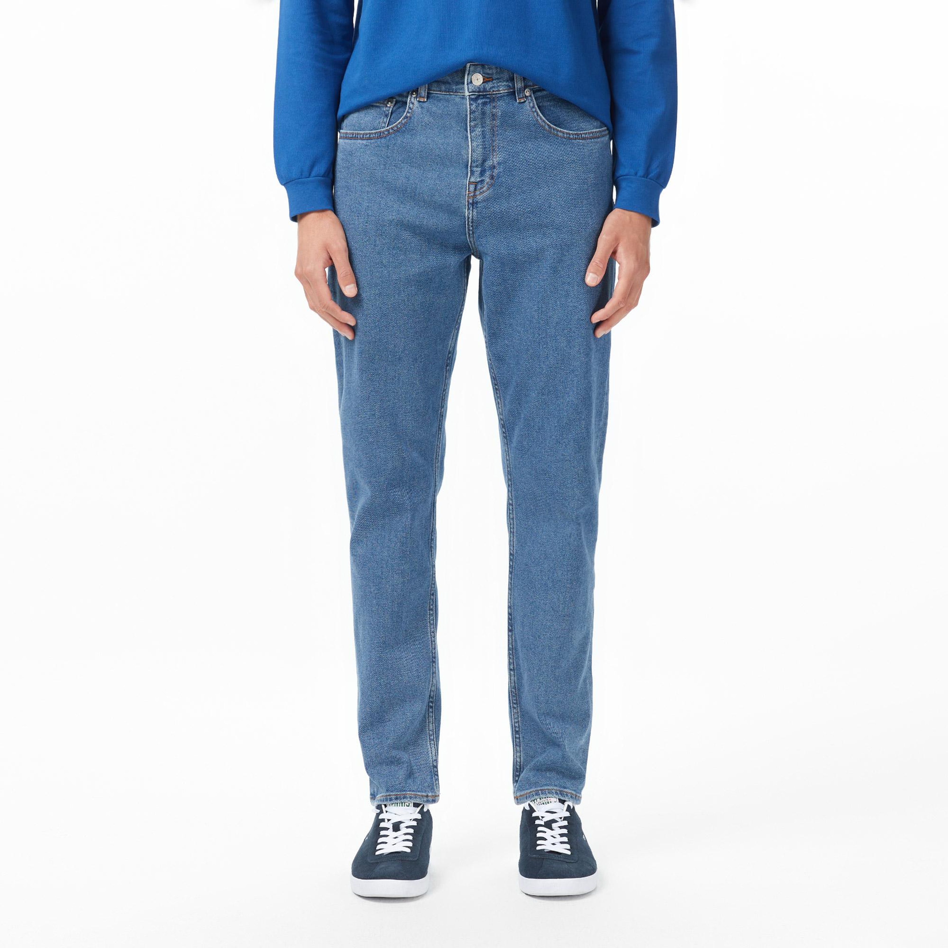 Lacoste Erkek Regular Fit Mavi Jean Pantolon