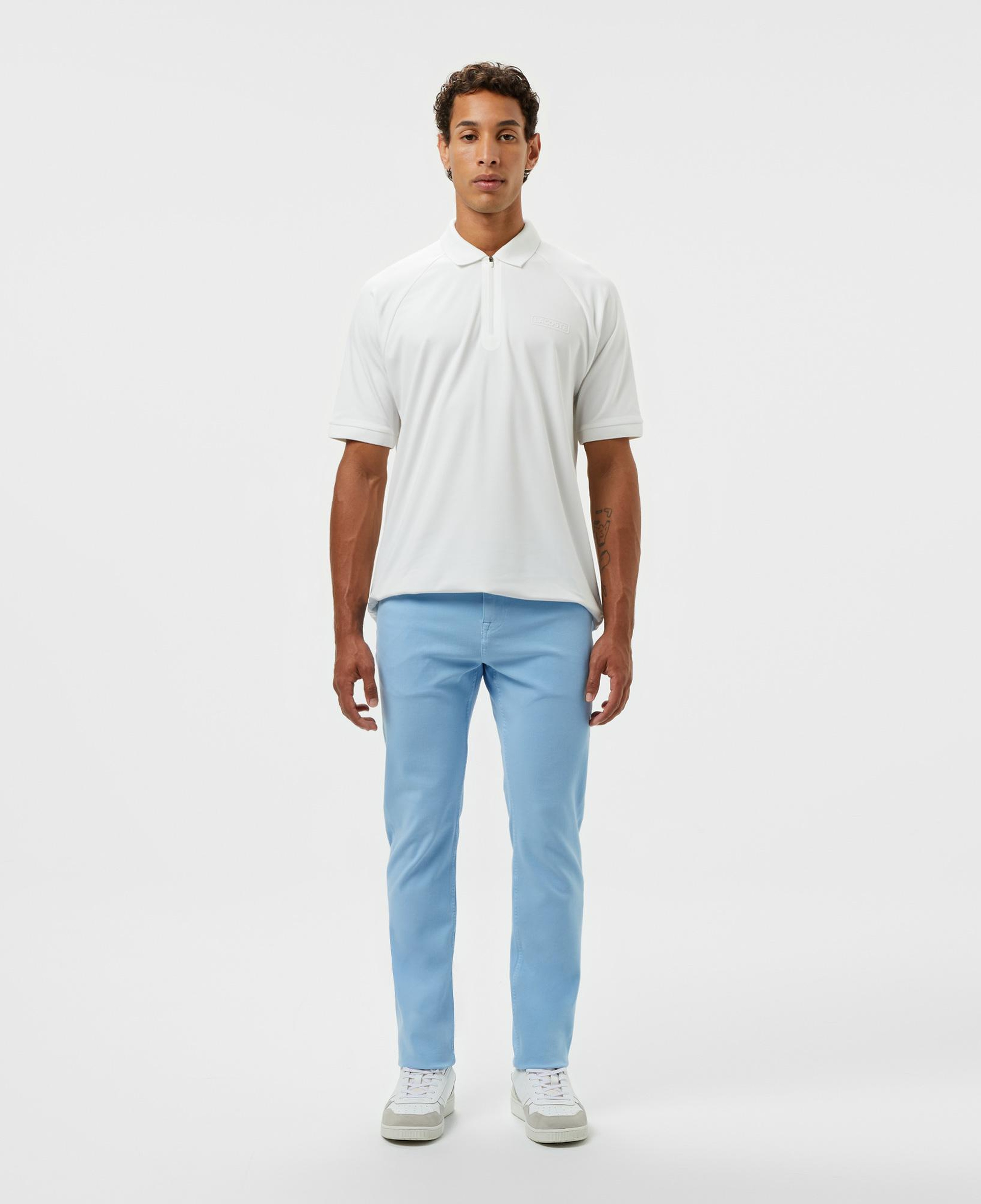 Lacoste Erkek Slim Fit Açık Mavi Jean Pantolon