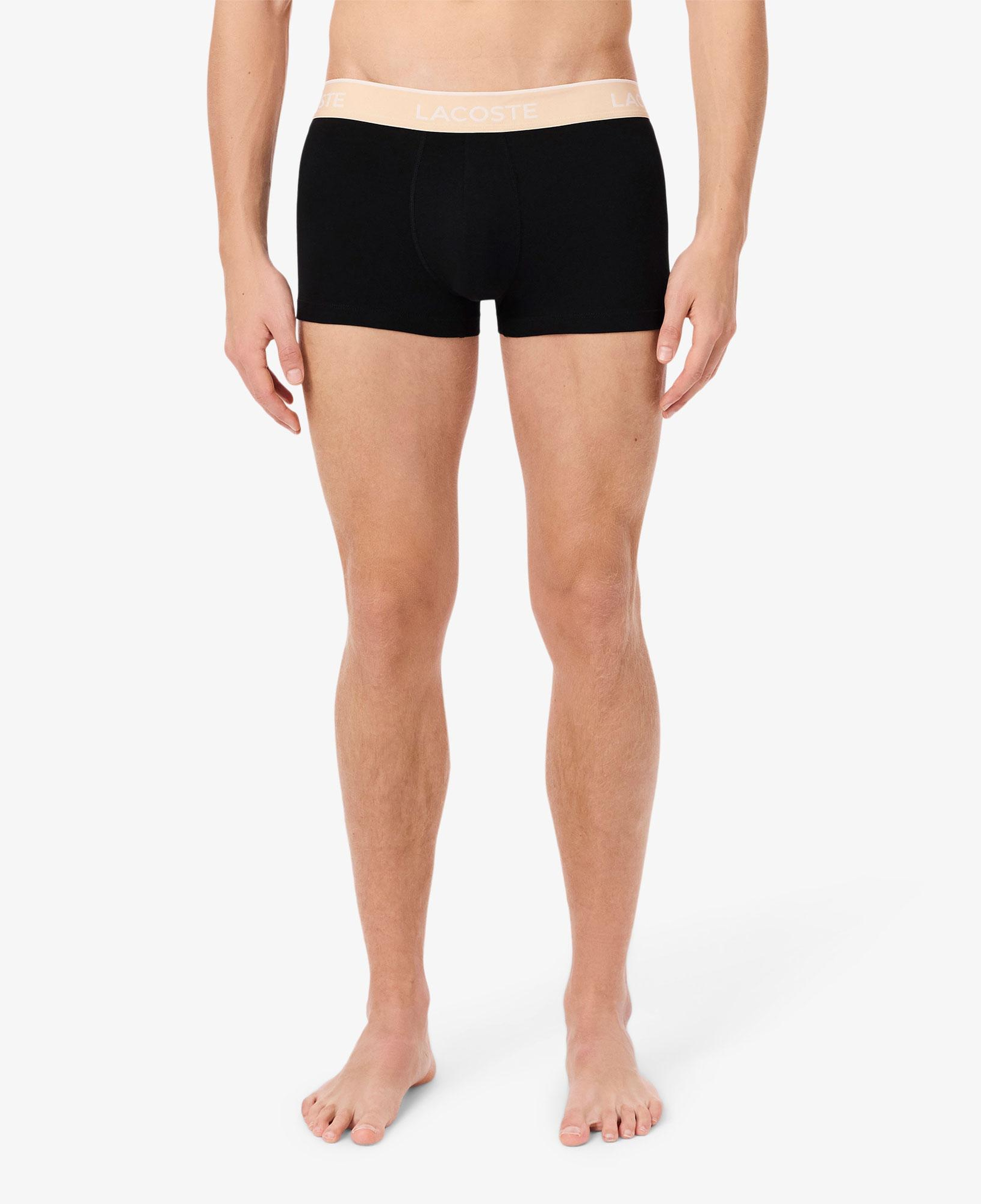 Lacoste Erkek 3'lü Siyah Boxer