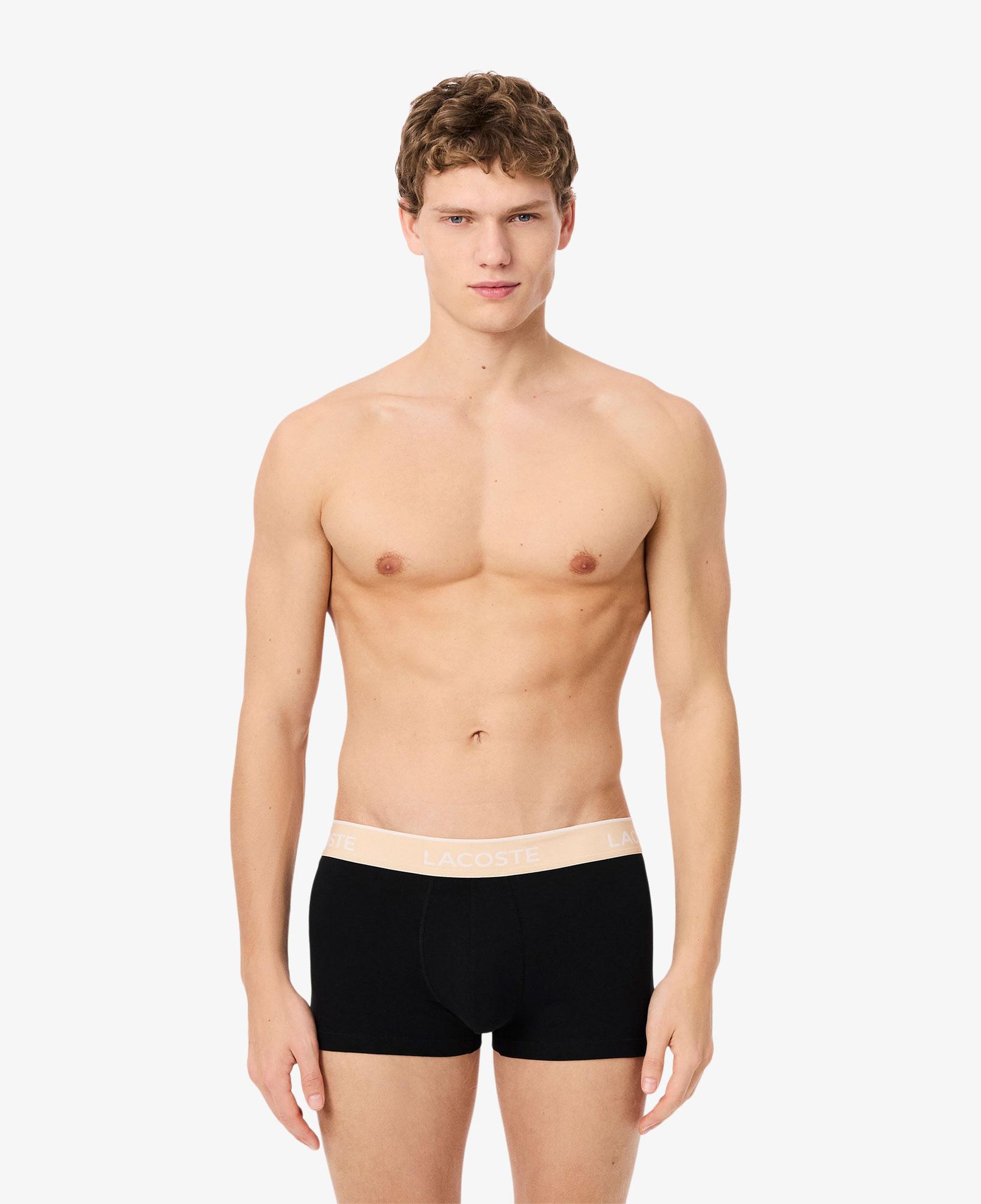 Lacoste Erkek 3'lü Siyah Boxer