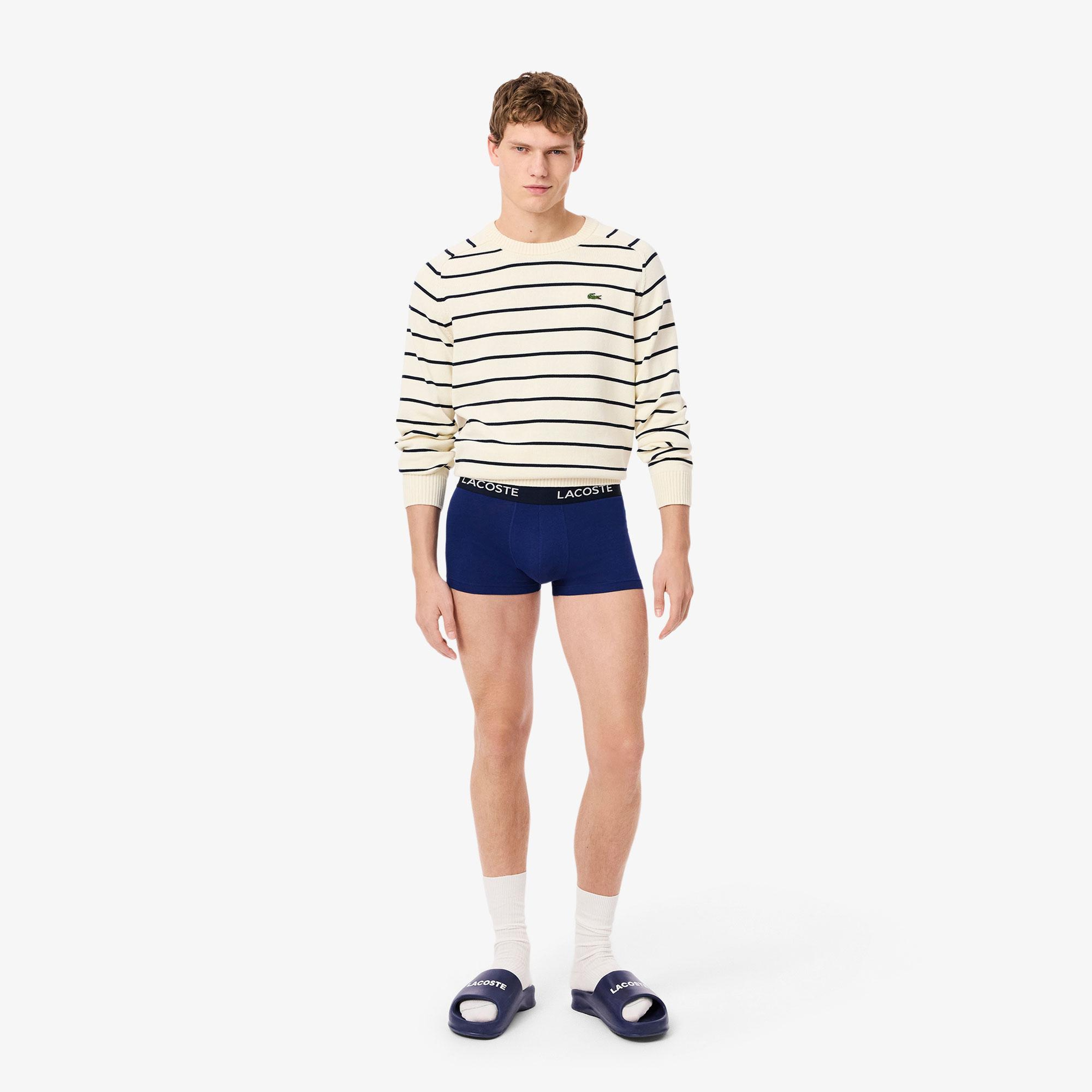 Lacoste Erkek 3'lü Renkli Boxer