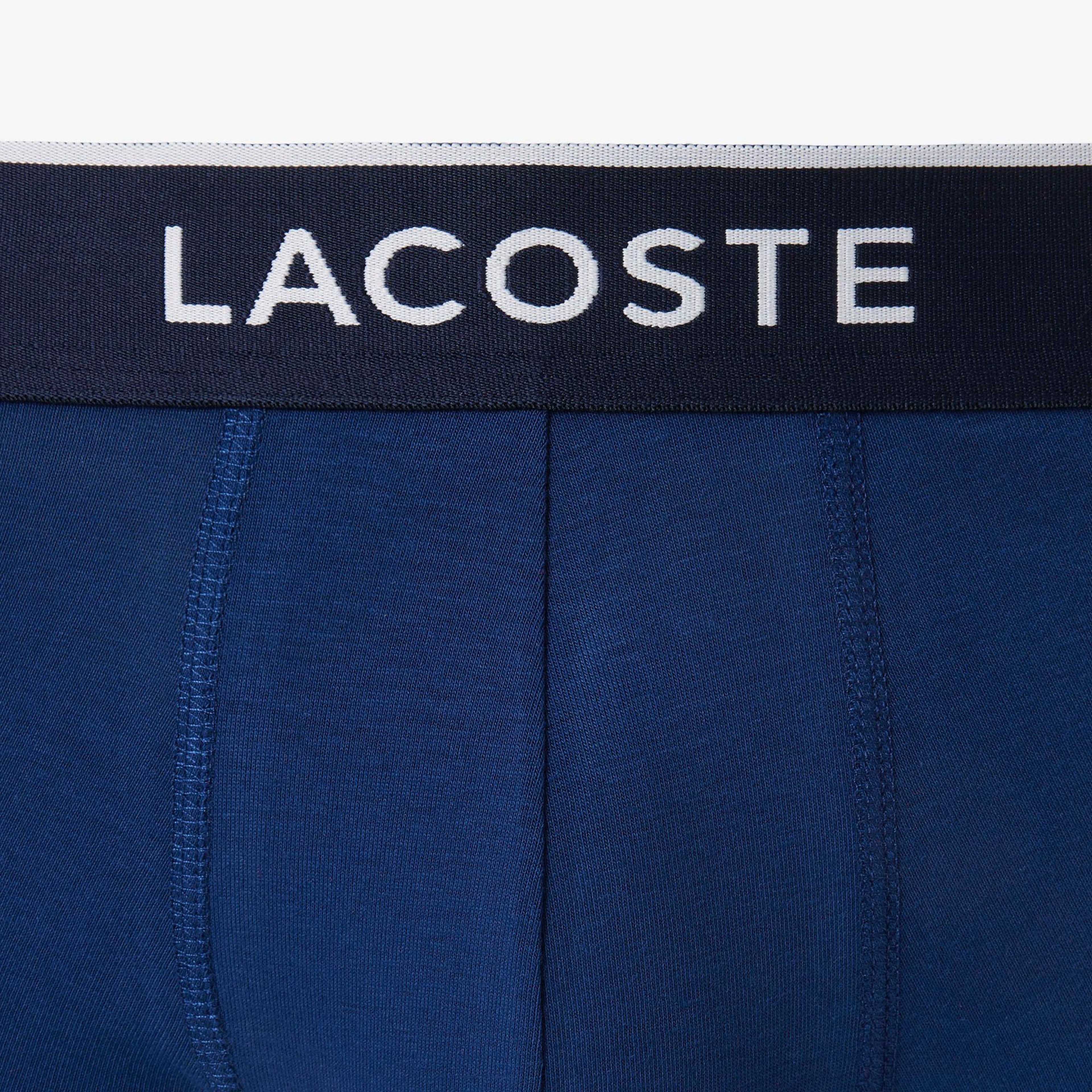 Lacoste Erkek 3'lü Renkli Boxer