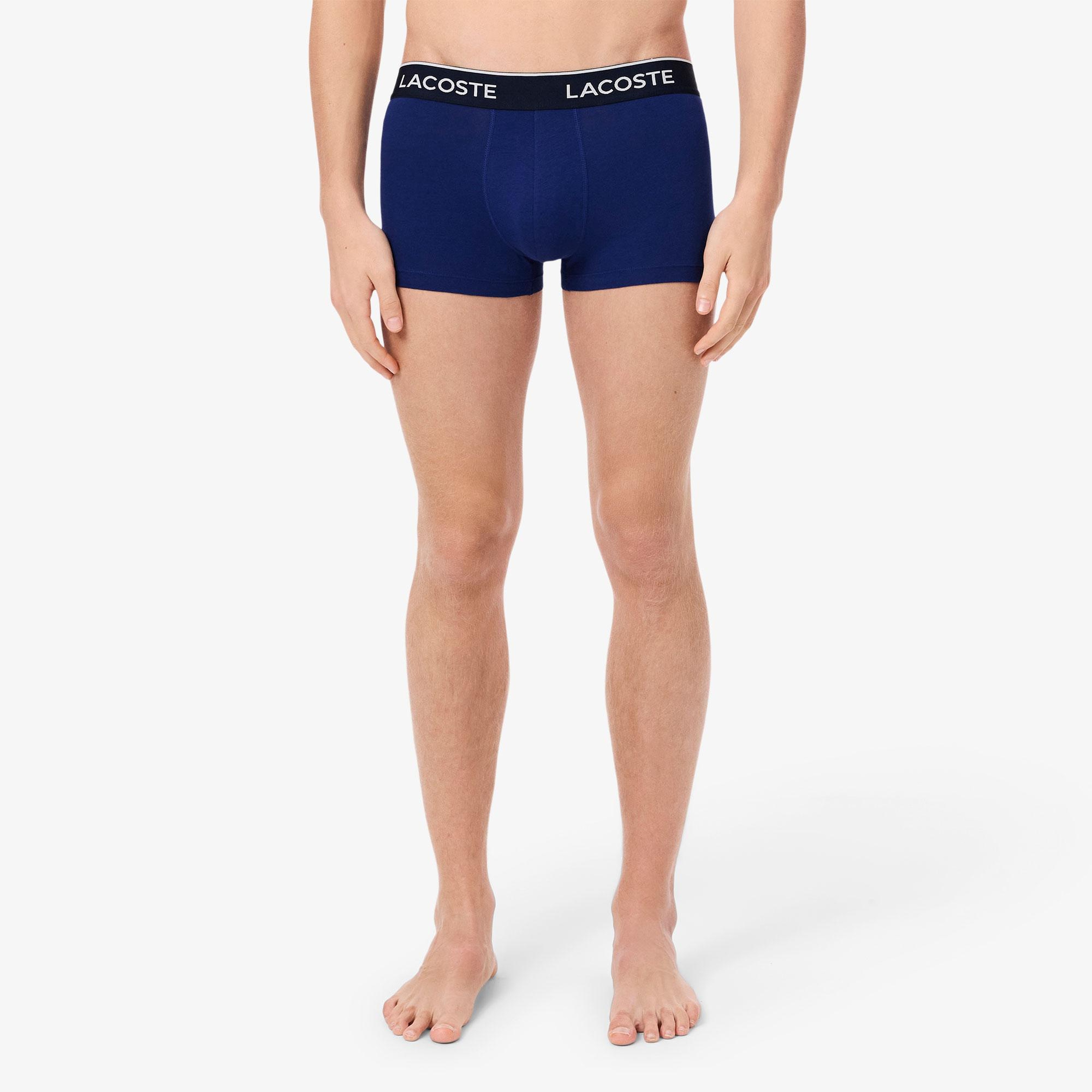 Lacoste Erkek 3'lü Renkli Boxer