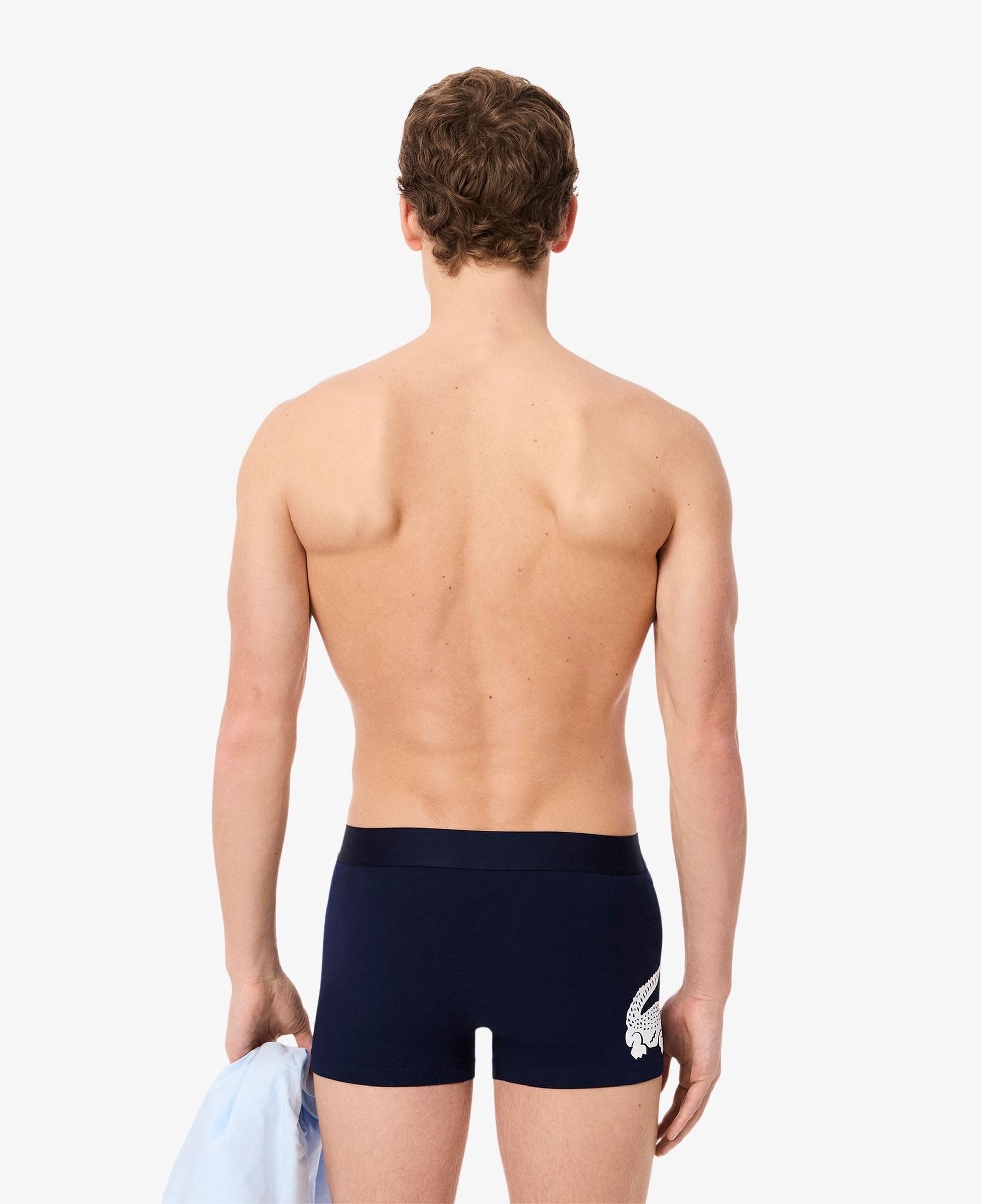 Lacoste Erkek Baskılı 3'lü Renkli Boxer