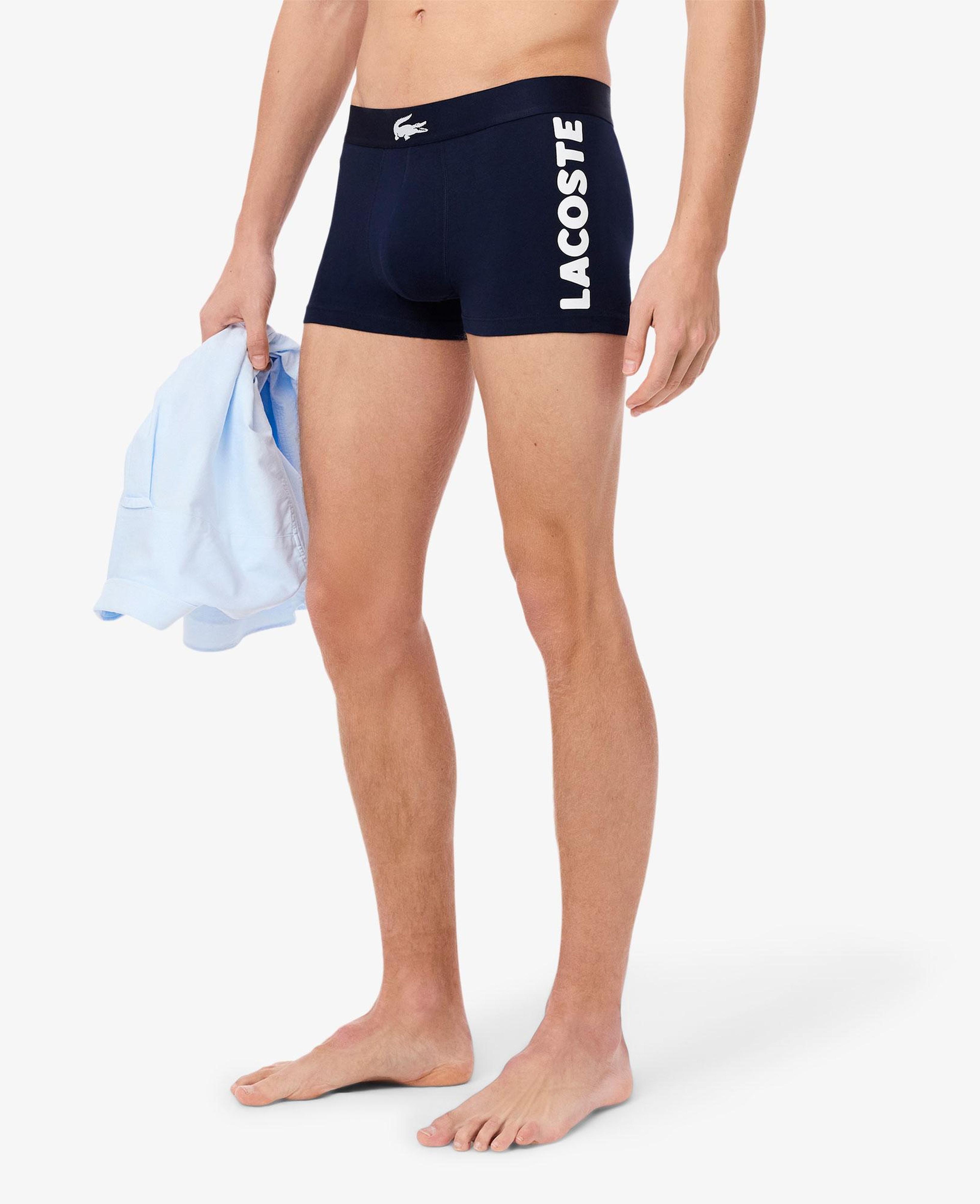 Lacoste Erkek Baskılı 3'lü Renkli Boxer