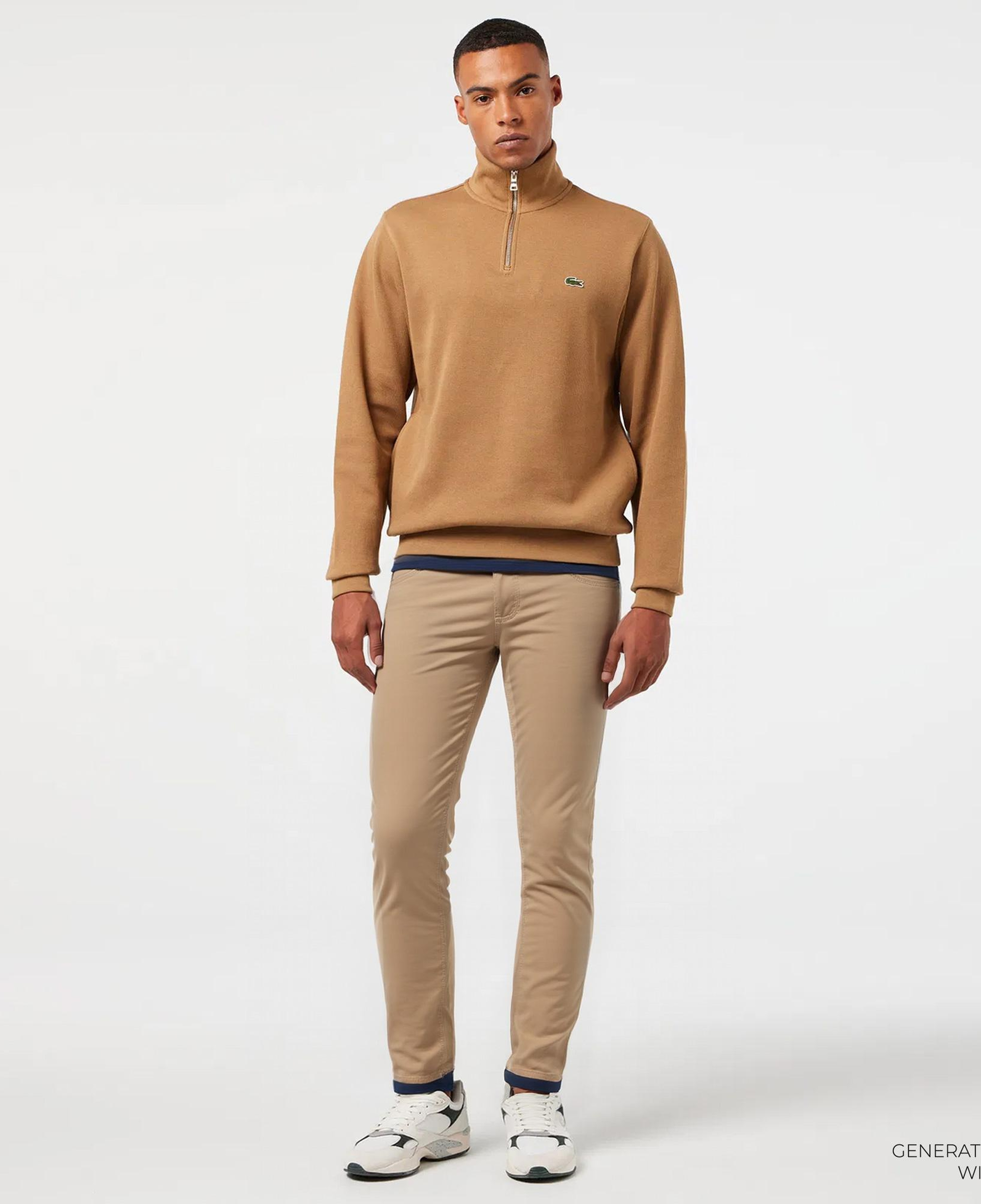 Lacoste Erkek Slim Fit Bej Jean Pantolon