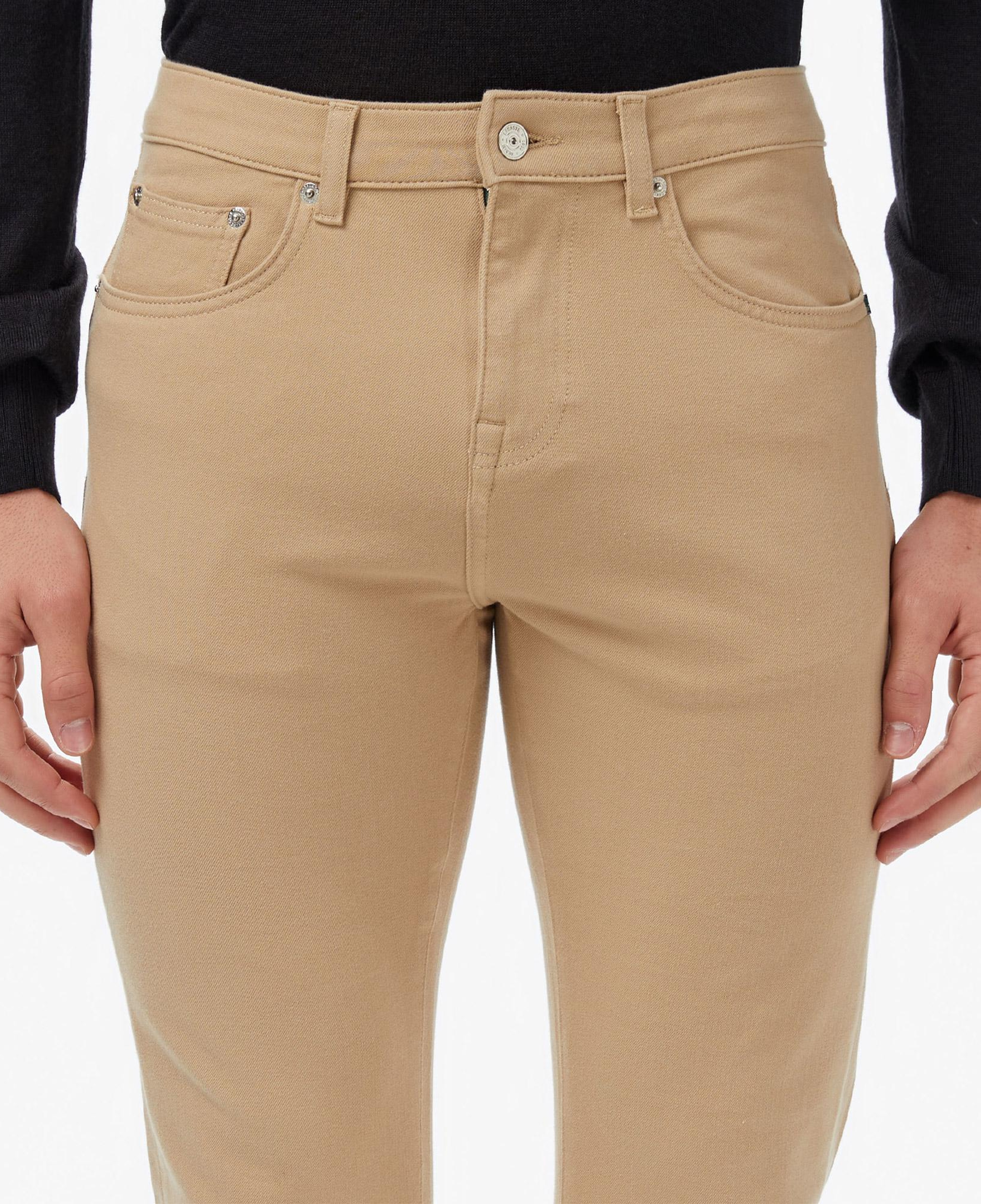 Lacoste Erkek Slim Fit Bej Jean Pantolon