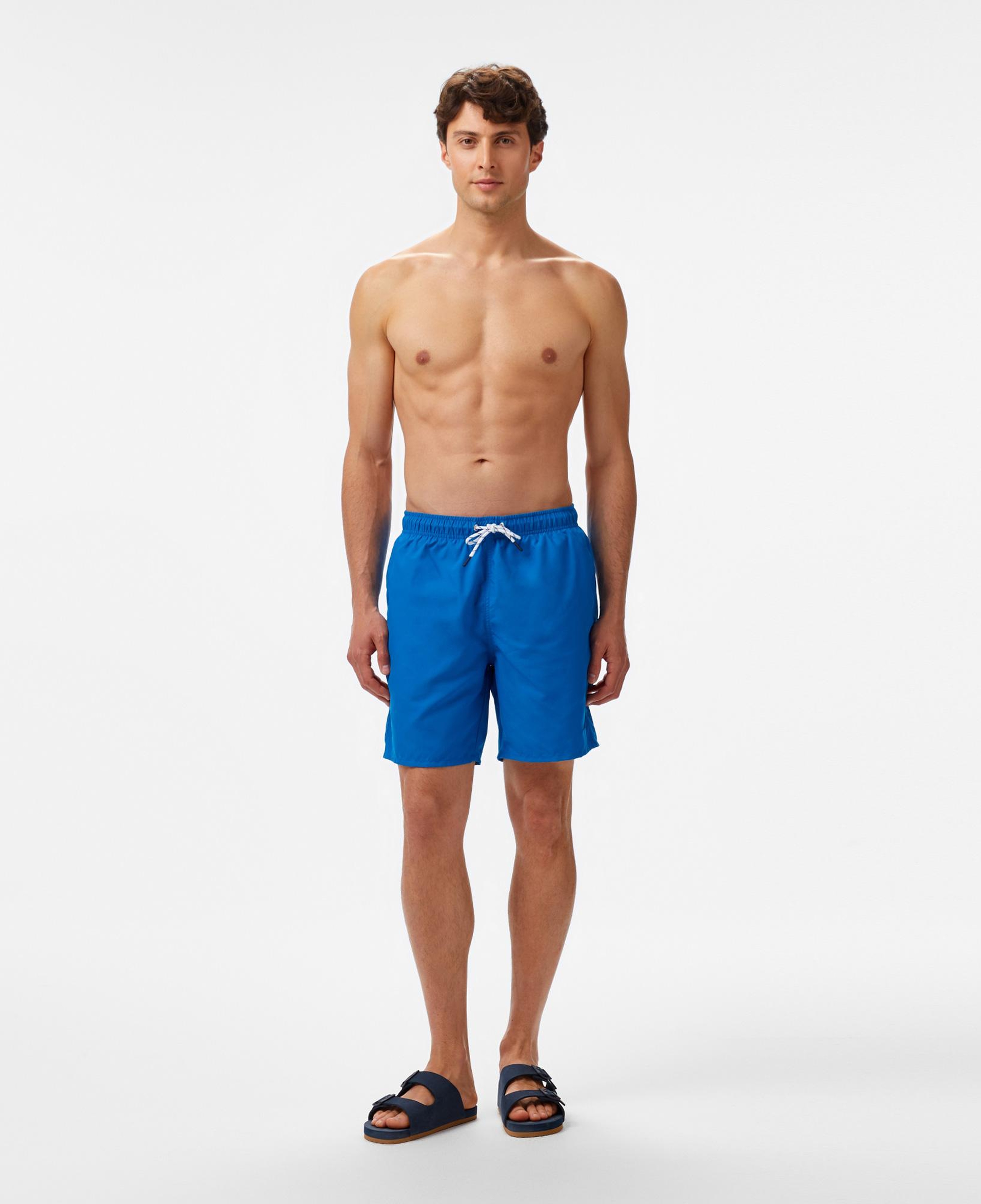 Nautica Erkek Mavi Regular Fit Deniz Şortu