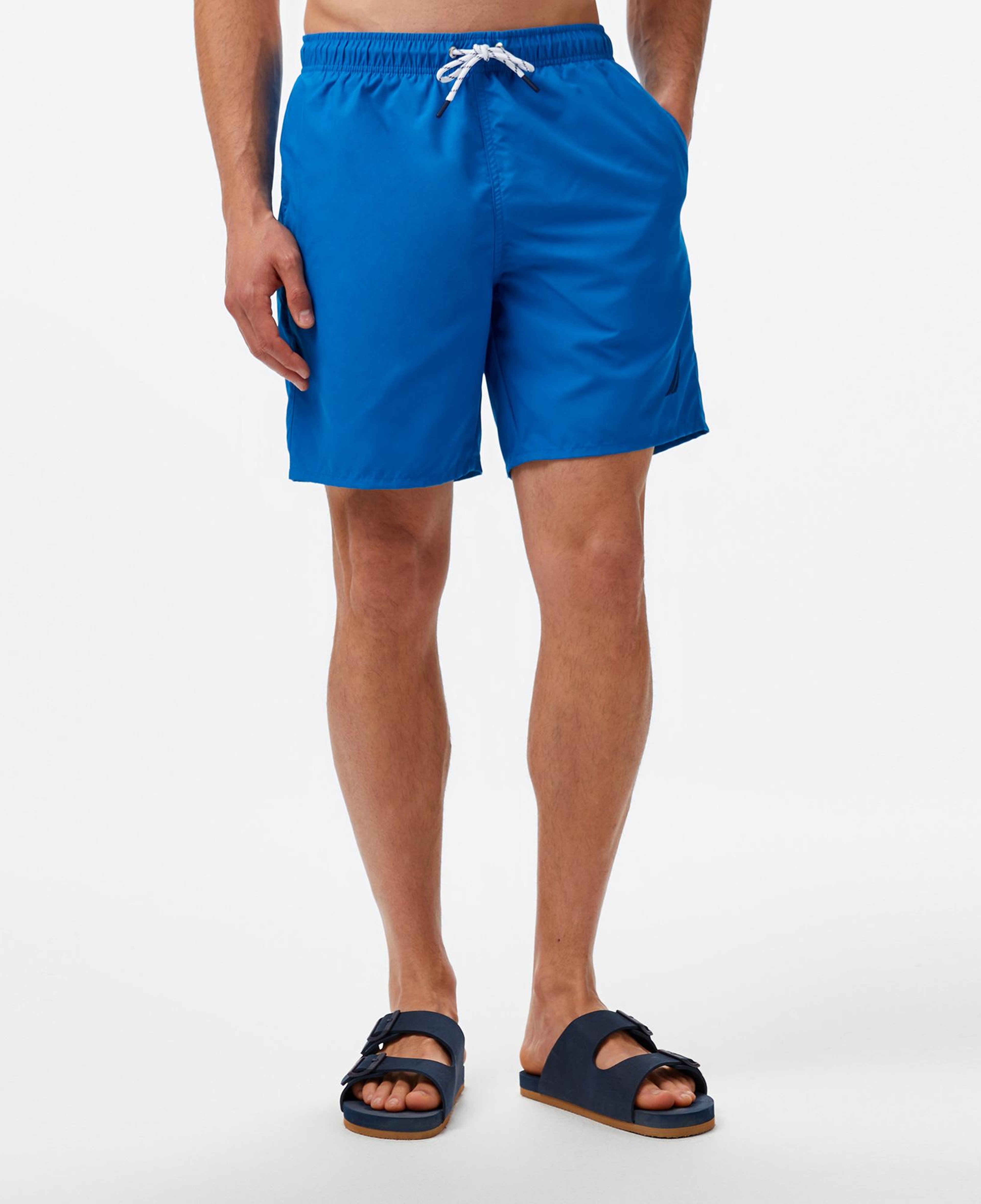 Nautica Erkek Mavi Regular Fit Deniz Şortu