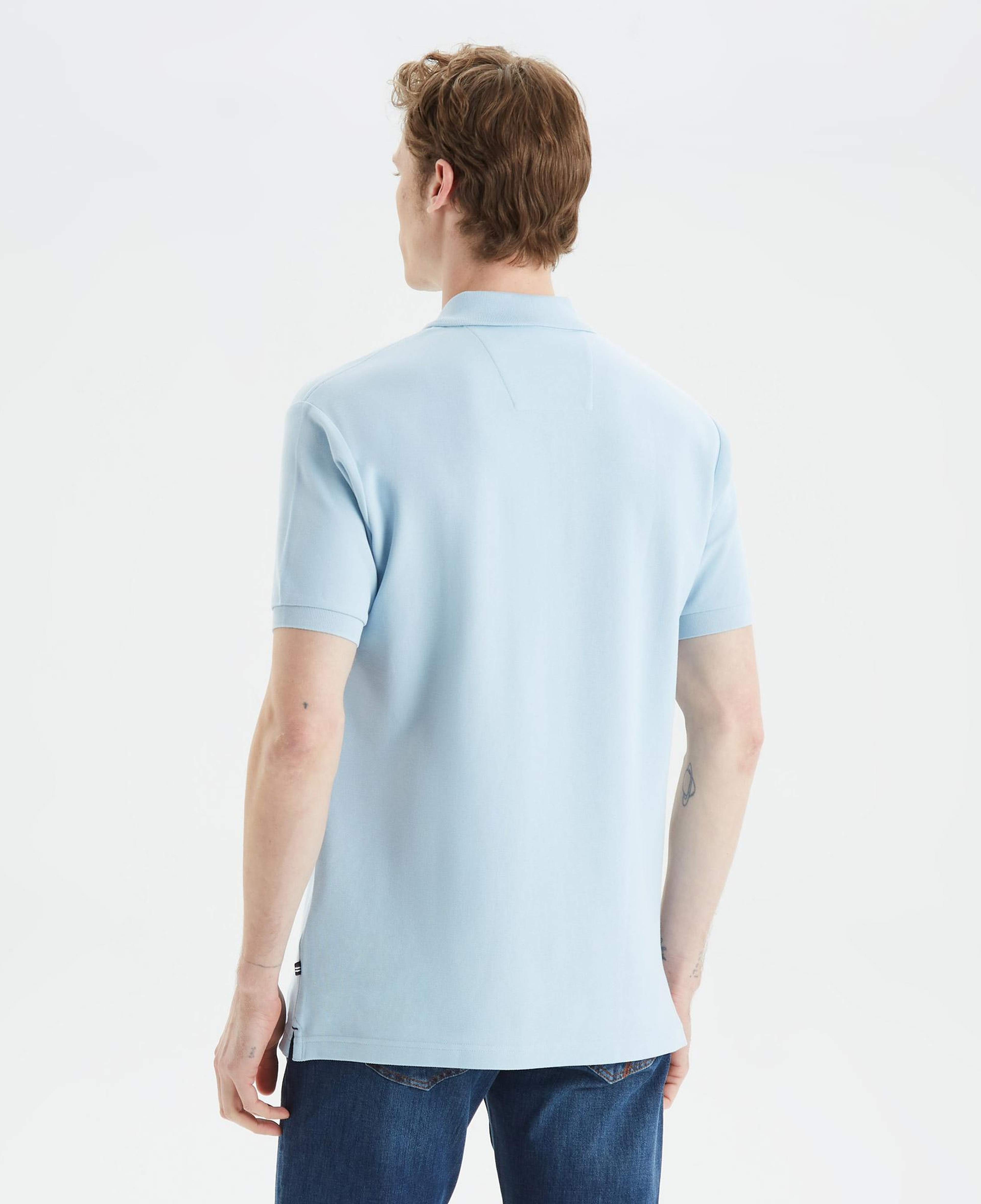 Nautica Erkek Mavi Classic Fit Kısa Kollu Polo Yaka T-Shirt