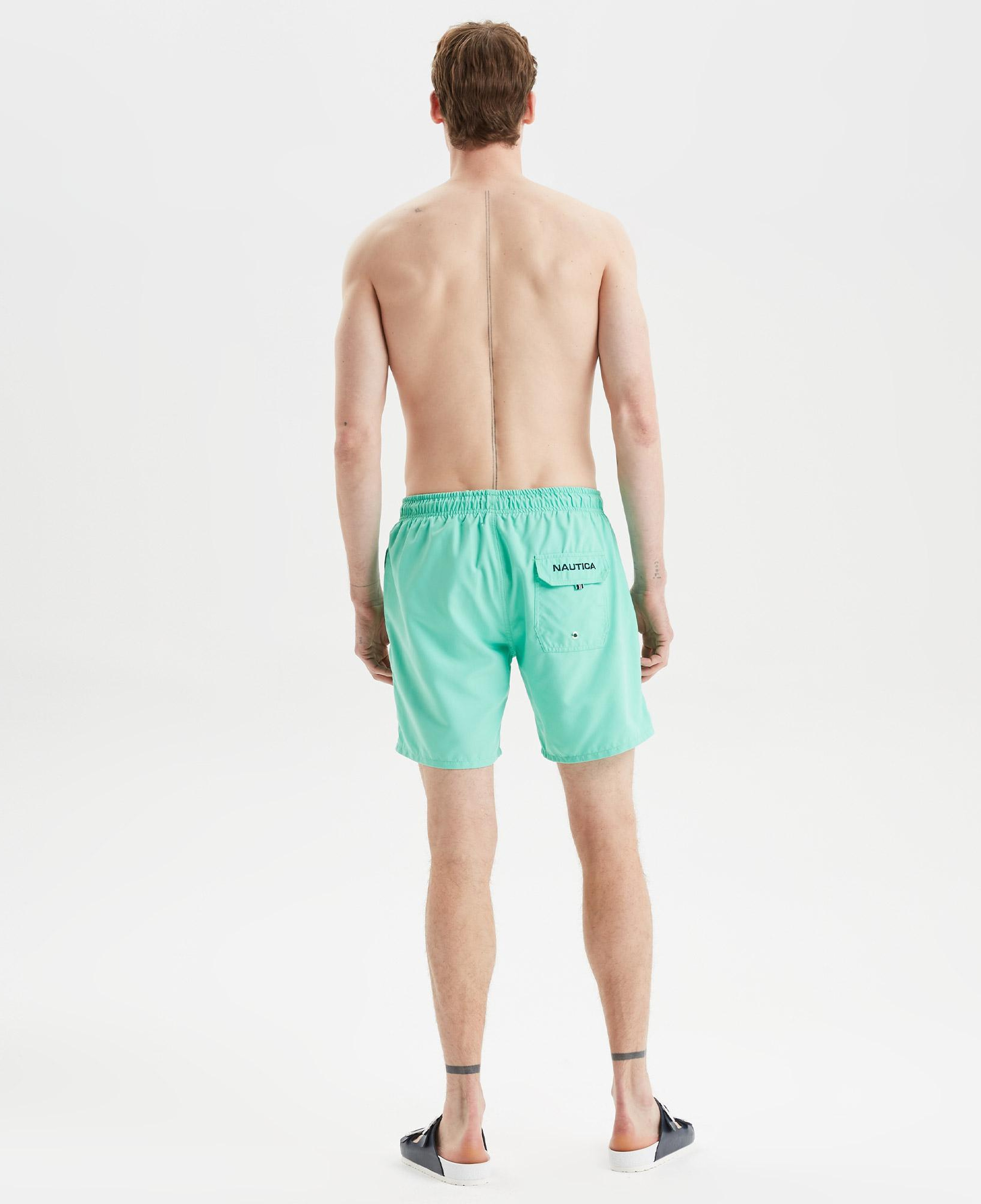 Nautica Erkek Yeşil Regular Fit Deniz Şortu