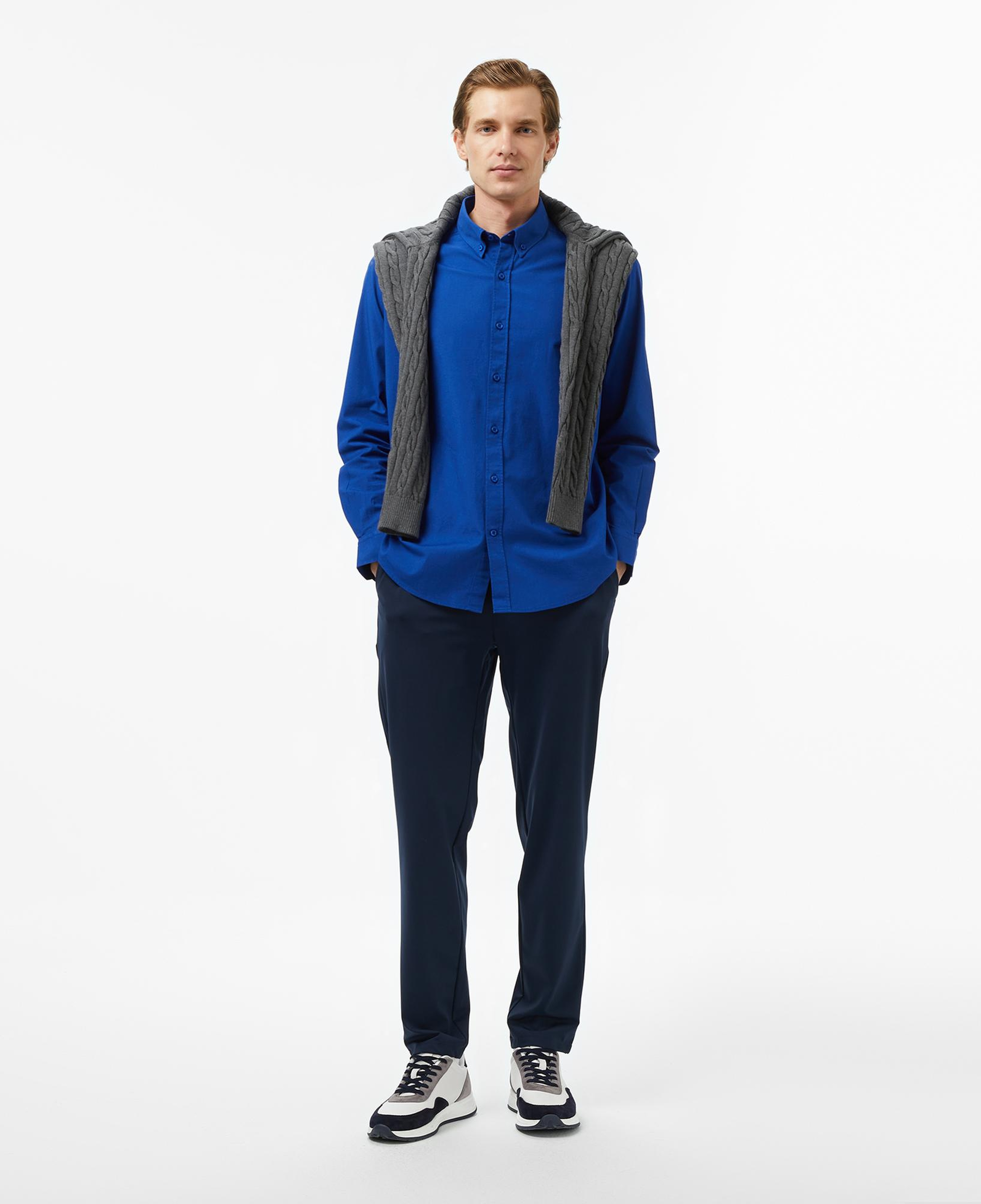 Nautica Erkek Mavi Classic Fit Gömlek