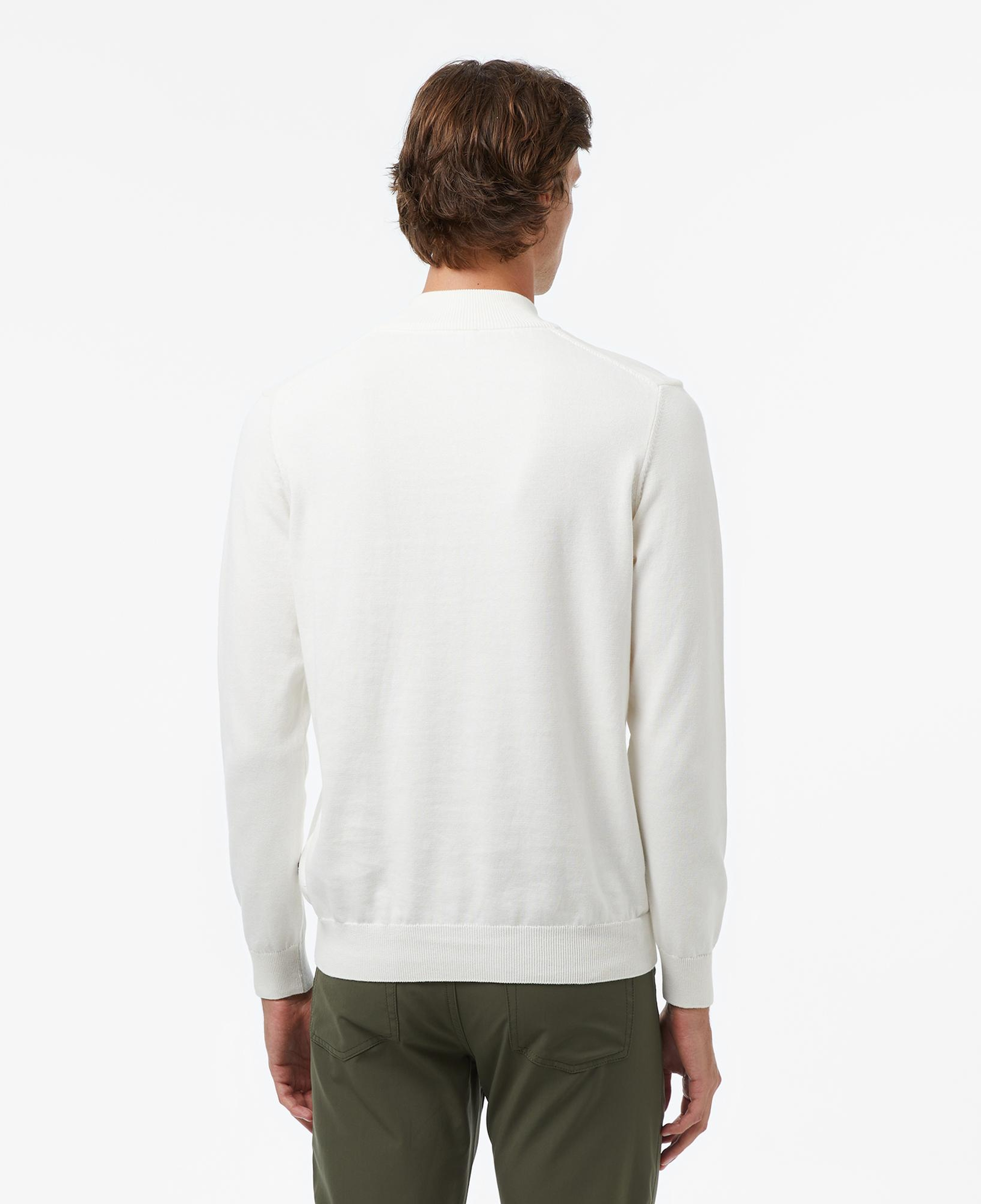 Nautica Erkek Krem Rengi Classic Fit Kazak