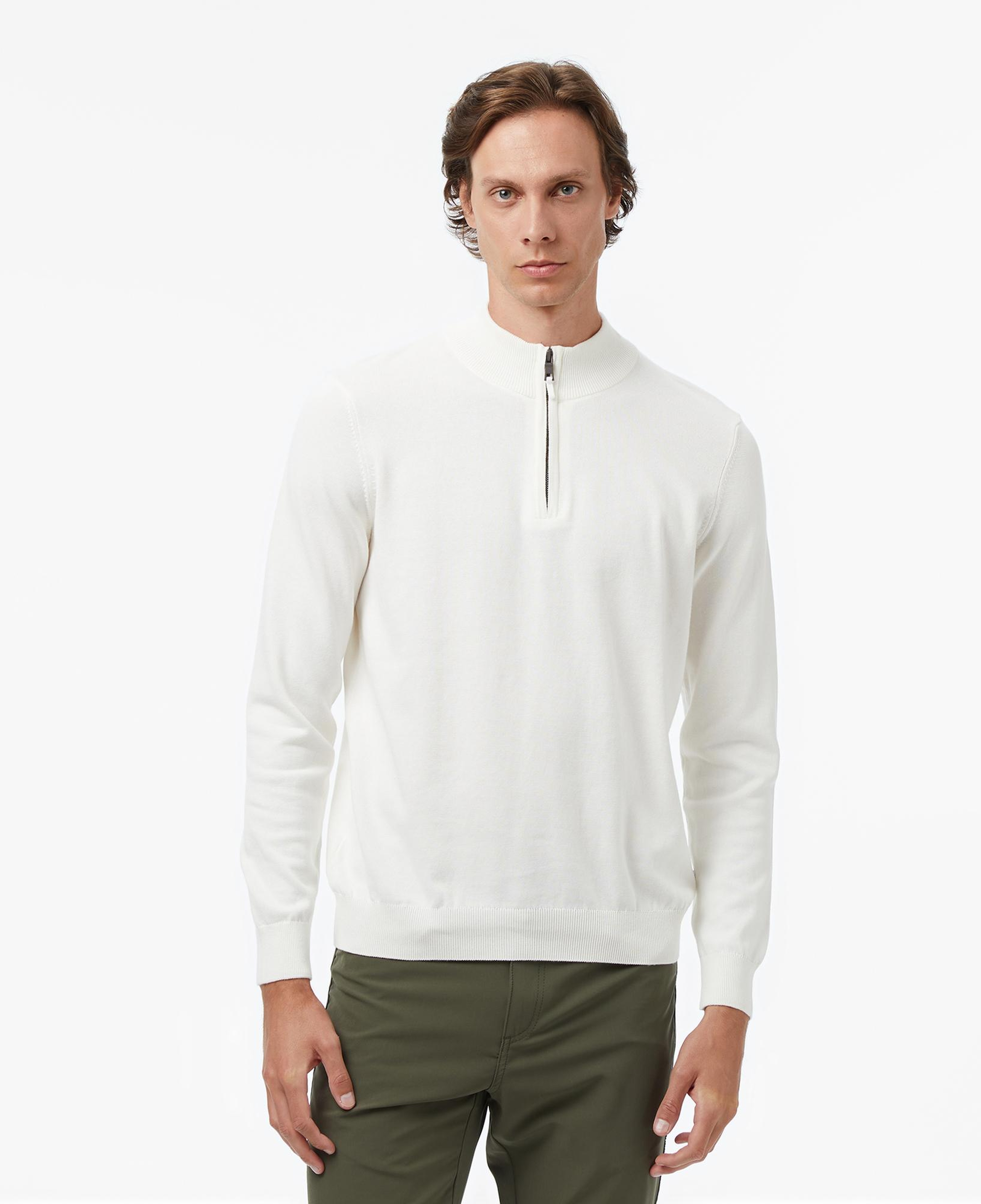 Nautica Erkek Krem Rengi Classic Fit Kazak