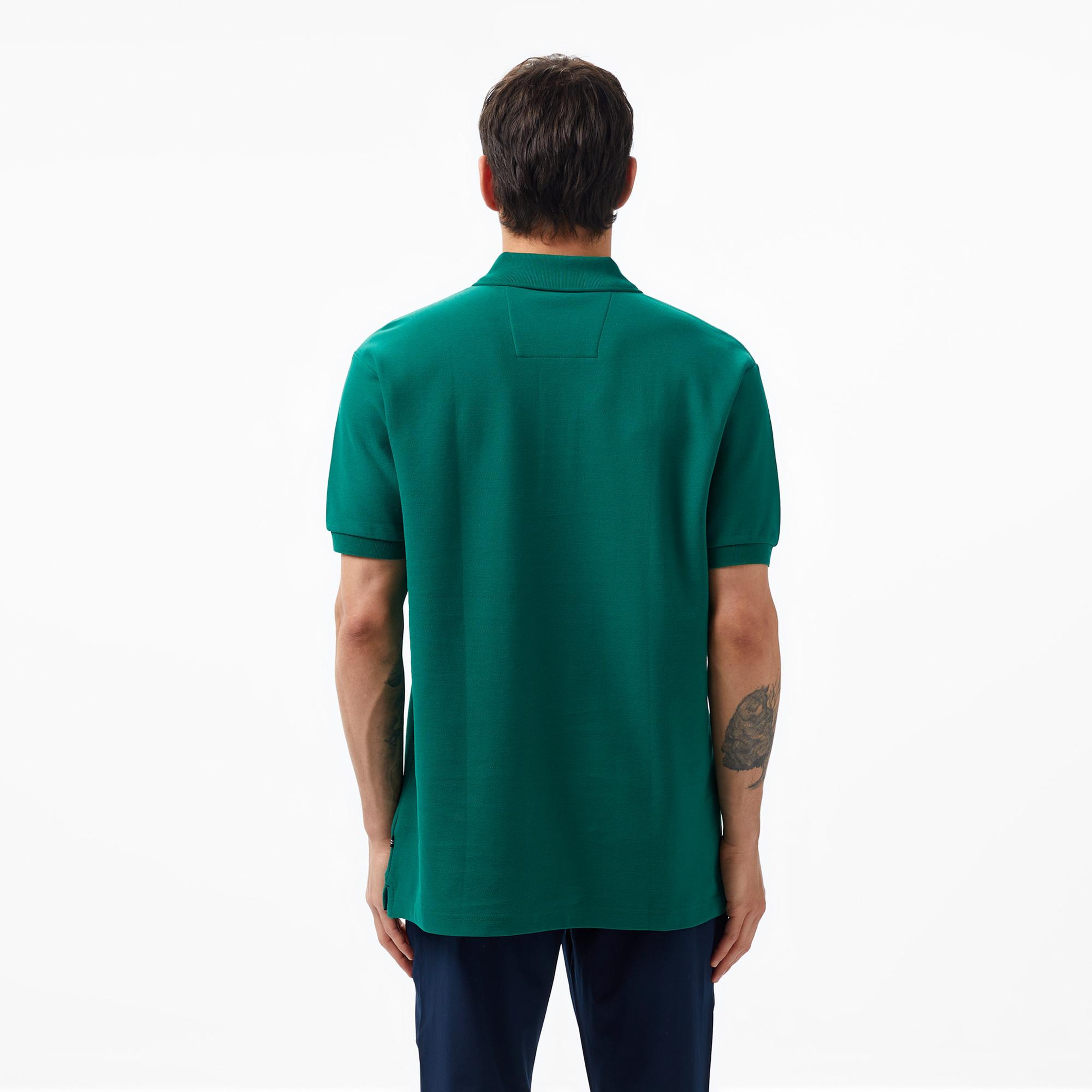 Nautica Erkek Yeşil Classic Fit Kısa Kollu Polo Yaka T-Shirt